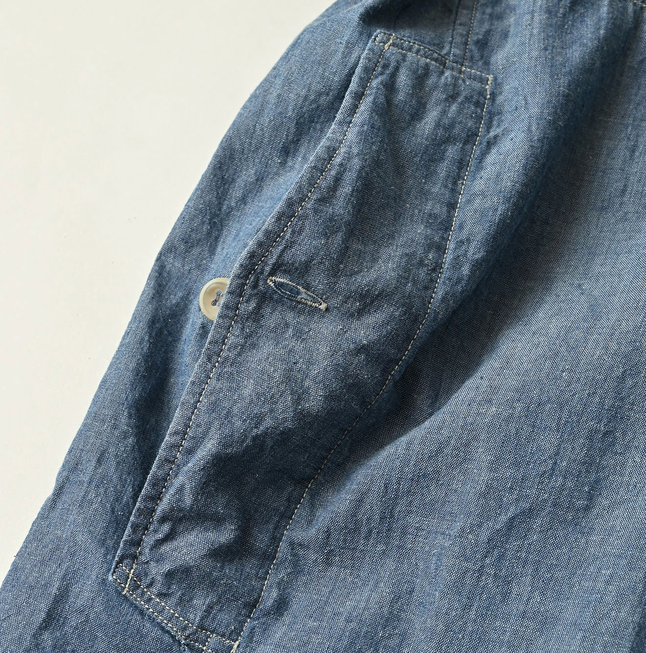 45R(フォーティファイブアール) |カディオックスの908クルーズシャツ（インディゴ）