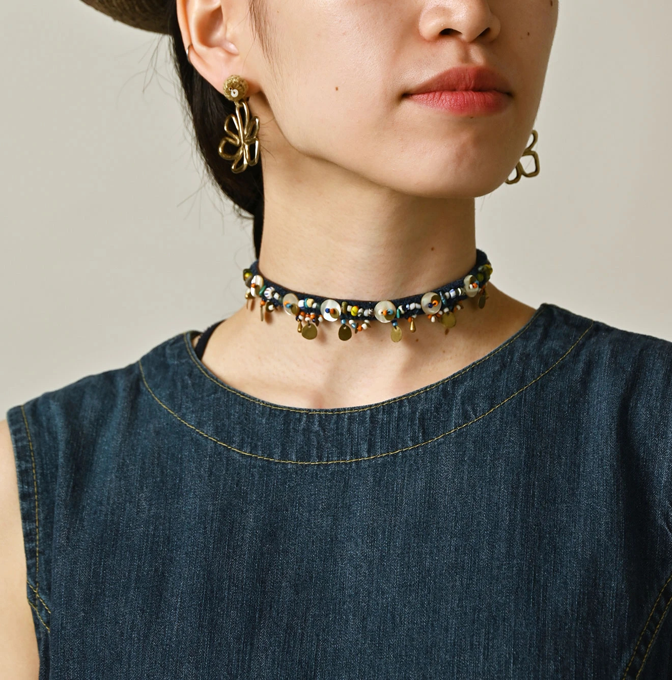 45R(フォーティファイブアール) |麦比古デニムのラップドレス（重）