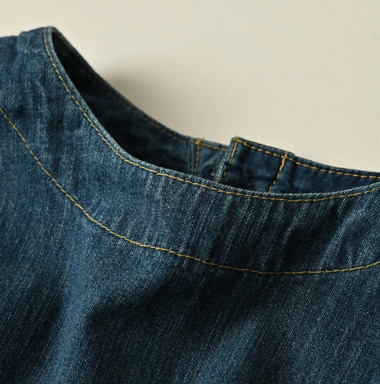 45R(フォーティファイブアール) |麦比古デニムのラップドレス（重）