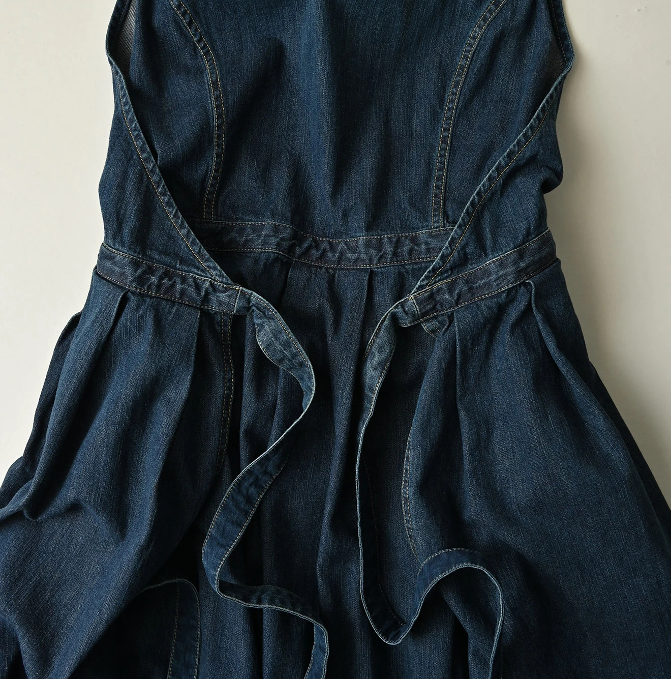 45R(フォーティファイブアール) |麦比古デニムのラップドレス（重）