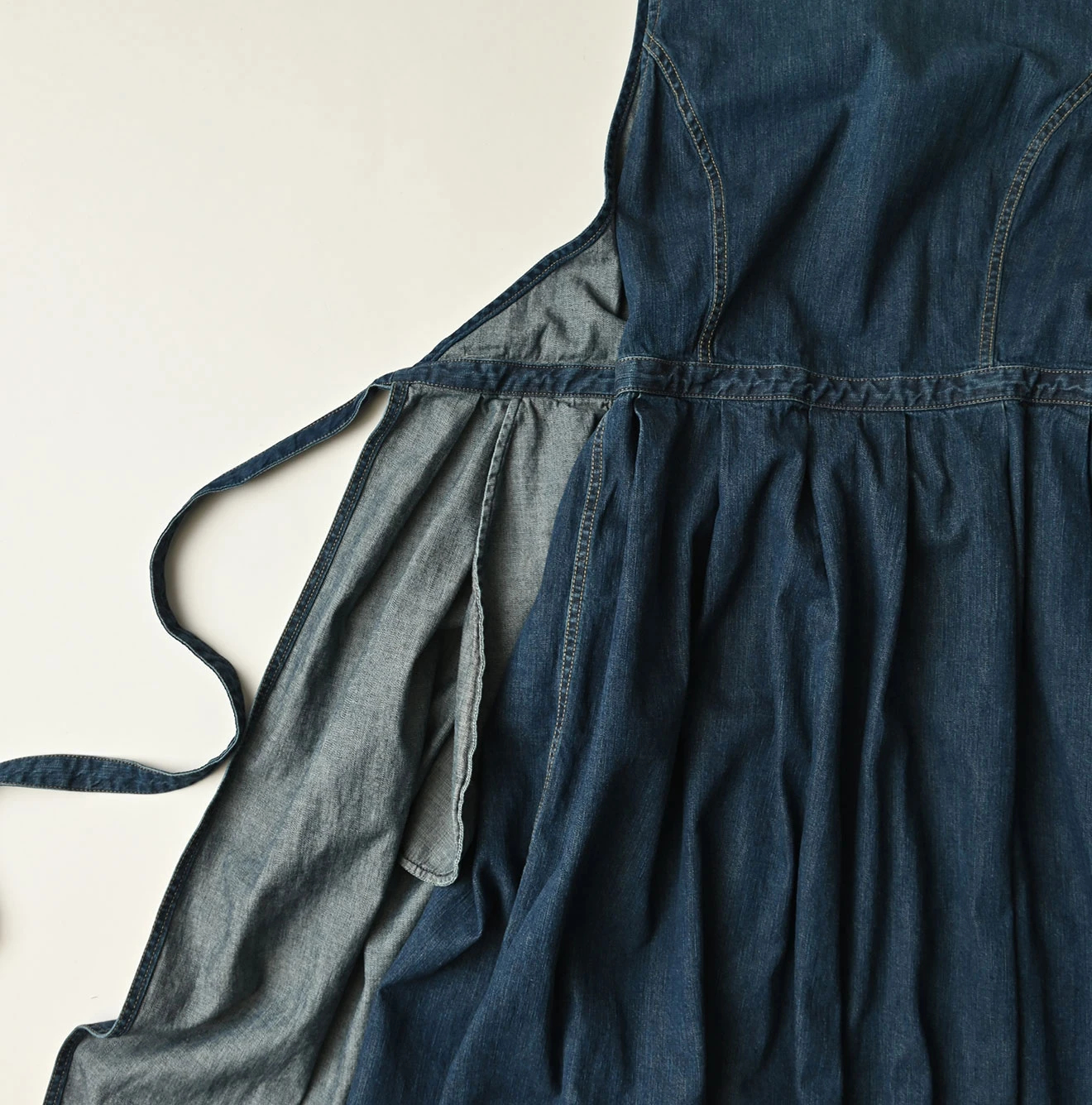45R(フォーティファイブアール) |麦比古デニムのラップドレス（重）