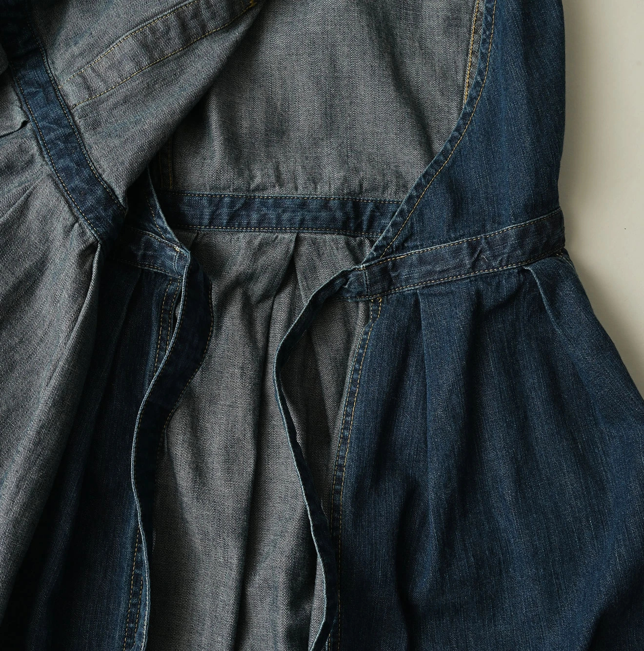 45R(フォーティファイブアール) |麦比古デニムのラップドレス（重）