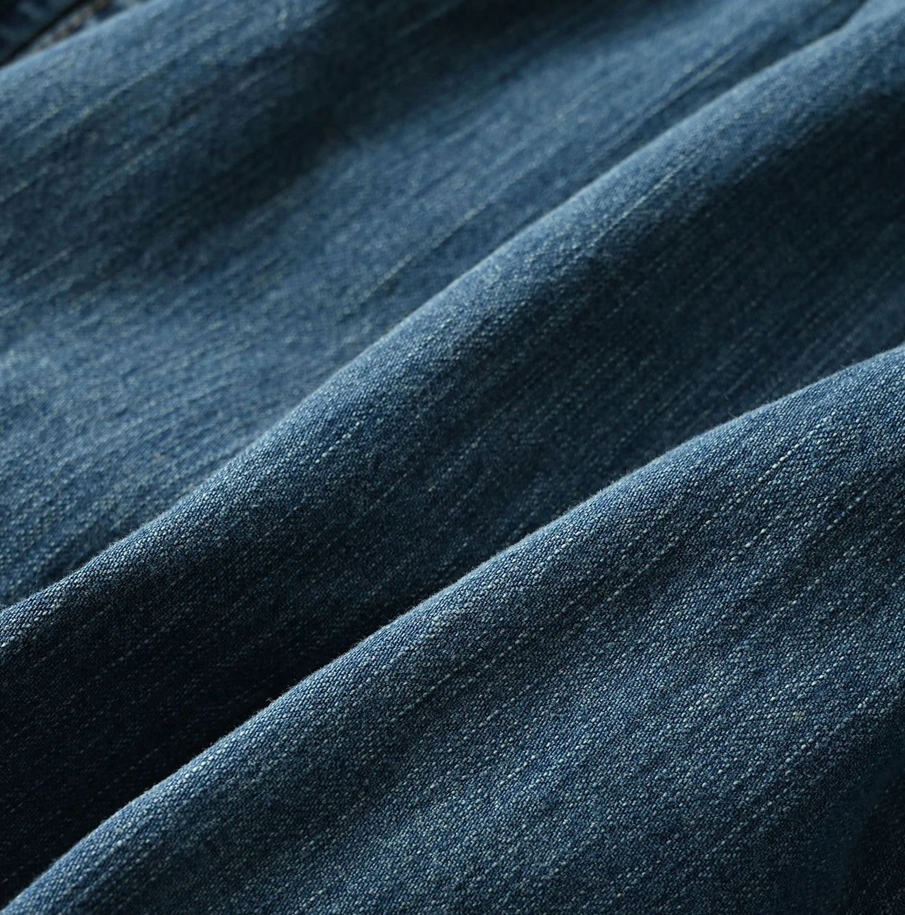 45R(フォーティファイブアール) |麦比古デニムのラップドレス（淡）