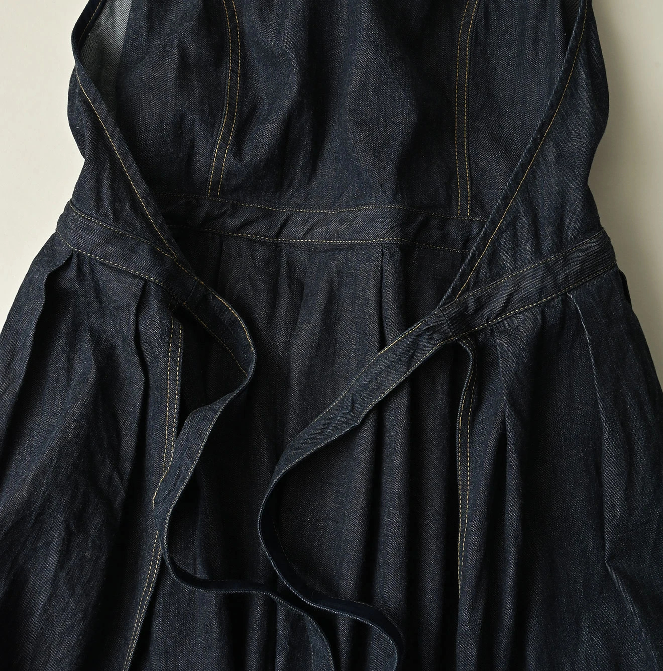 45R(フォーティファイブアール) |麦比古デニムのラップドレス（濃）