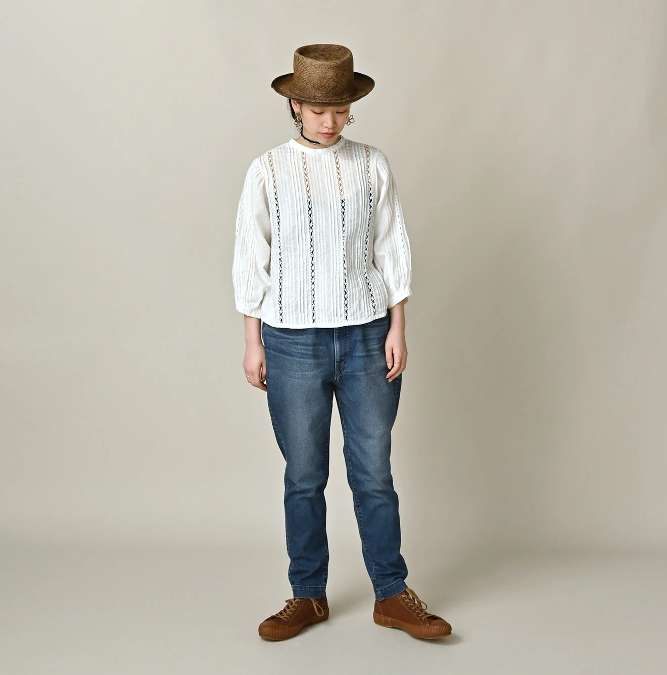 45R(フォーティファイブアール) |ライ麦ストレッチデニムの桃比女（再び）