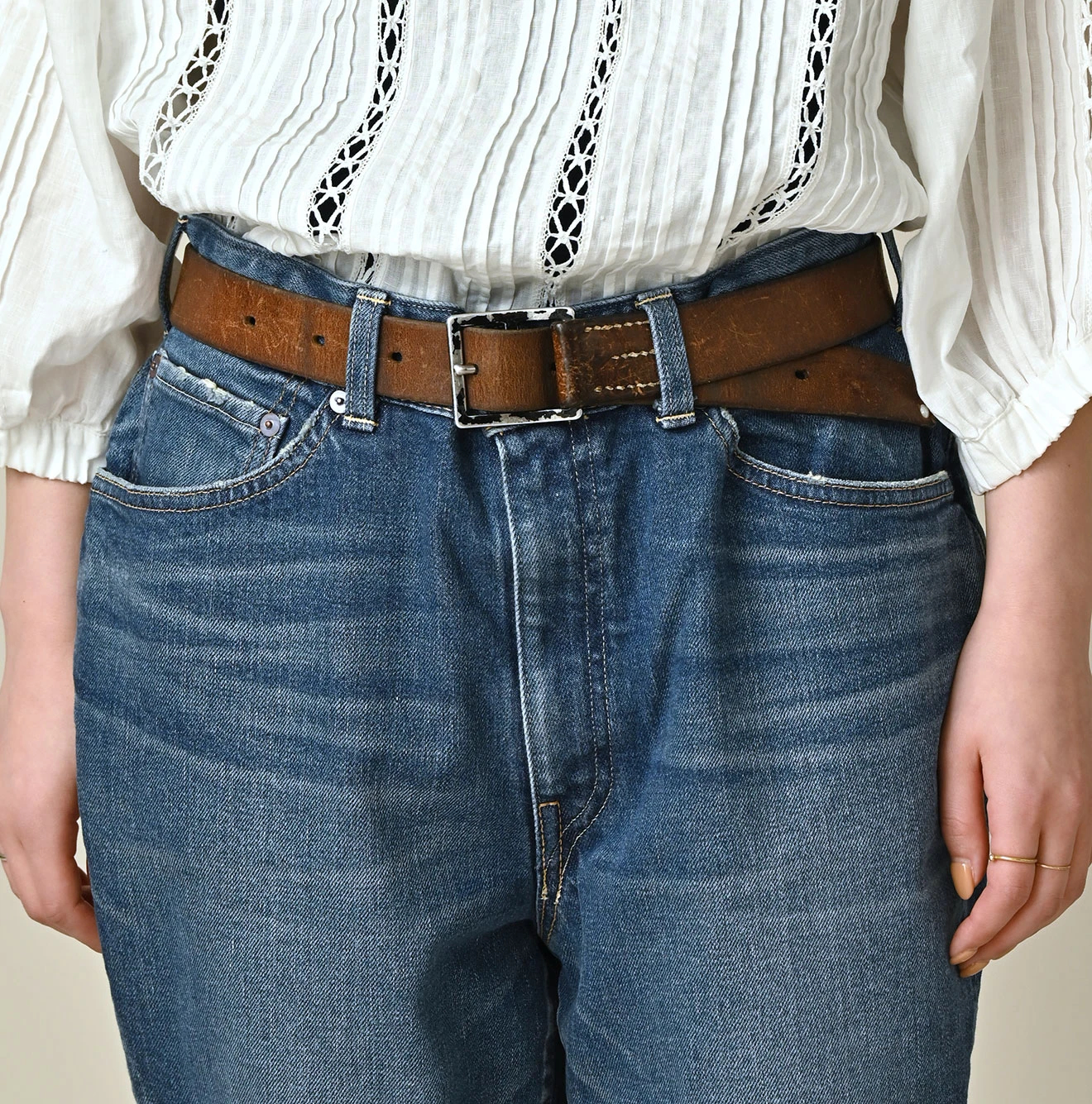 45R(フォーティファイブアール) |ライ麦ストレッチデニムの桃比女（再び）