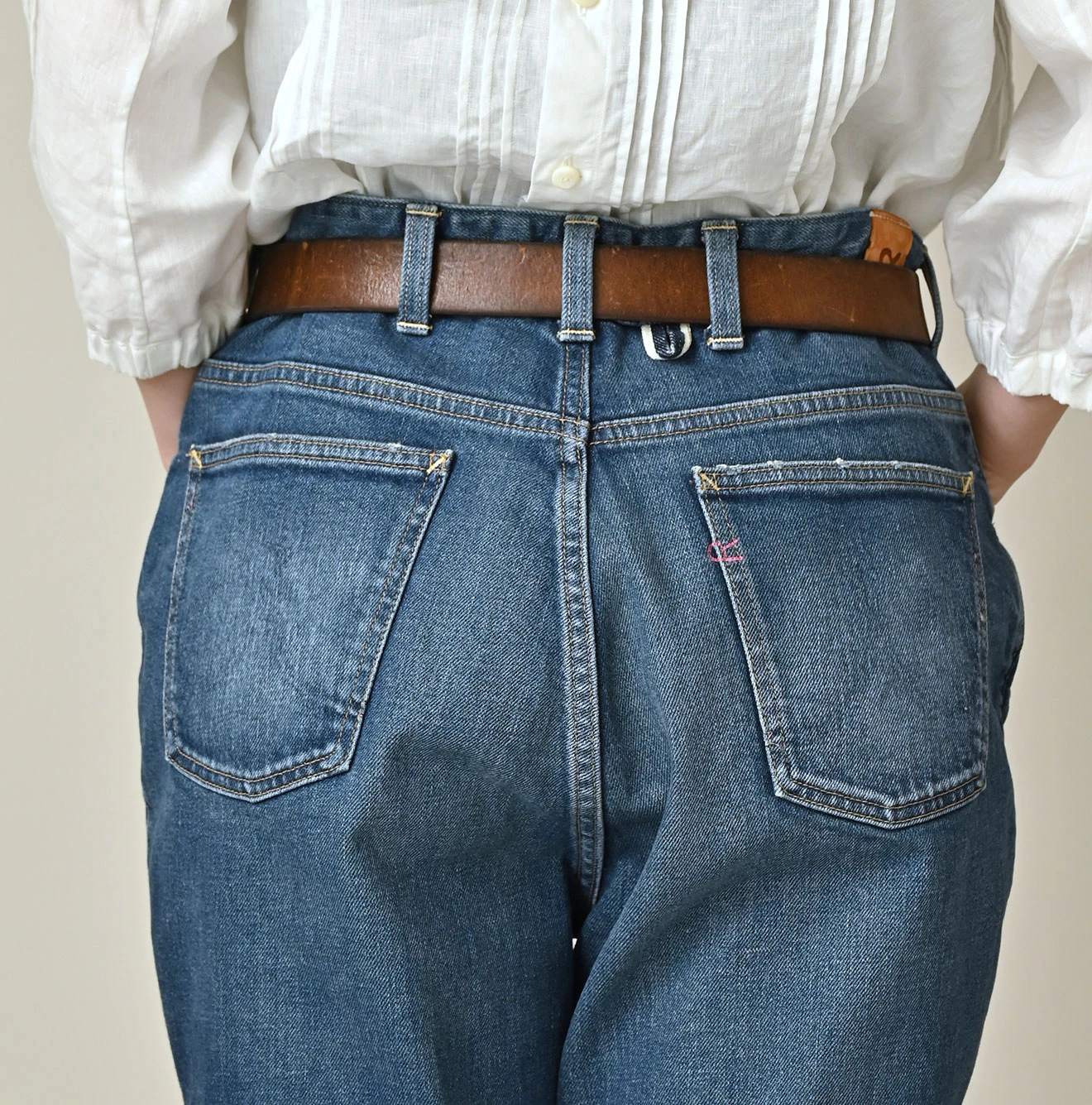 45R(フォーティファイブアール) |ライ麦ストレッチデニムの桃比女（再び）