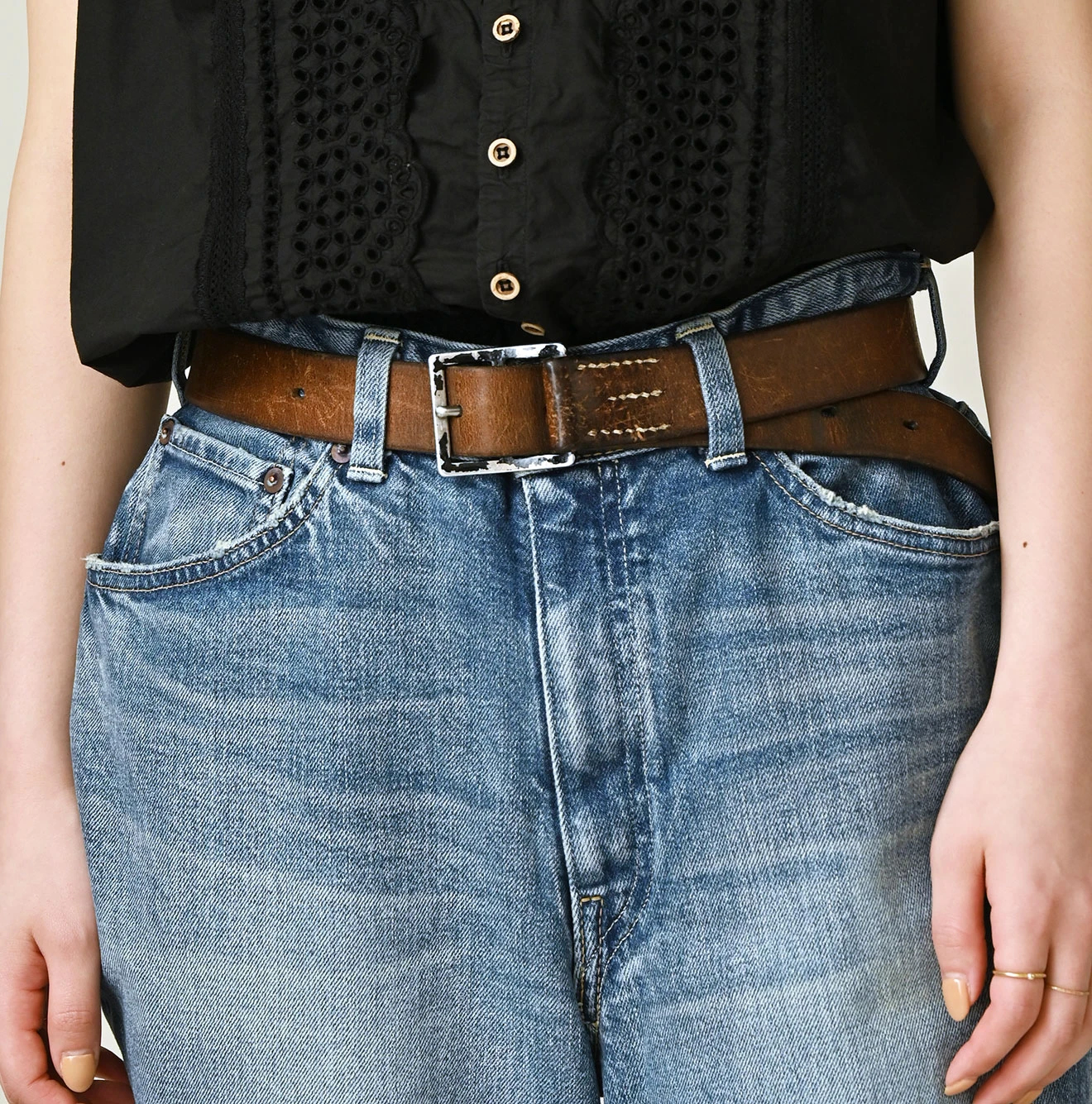 45R(フォーティファイブアール) |ライ麦ストレッチデニムの桃比女（再び）