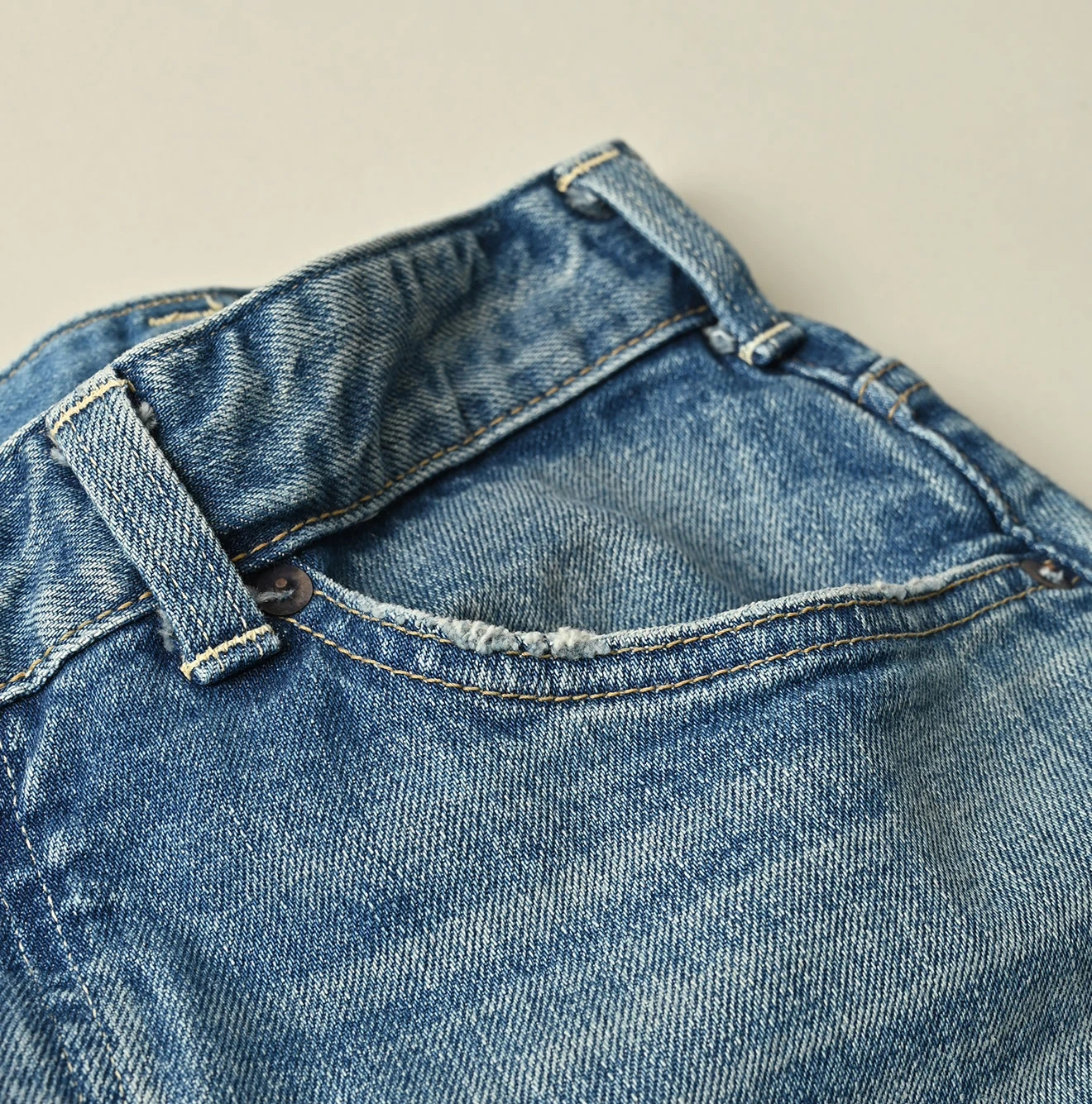 45R(フォーティファイブアール) |ライ麦ストレッチデニムの桃比女（再び）