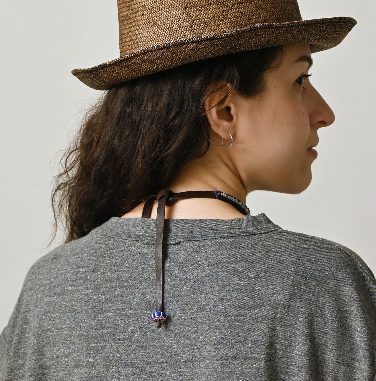 45R(フォーティファイブアール) |ピッコロゴプリントのギャザーＭキャミ（トップ）