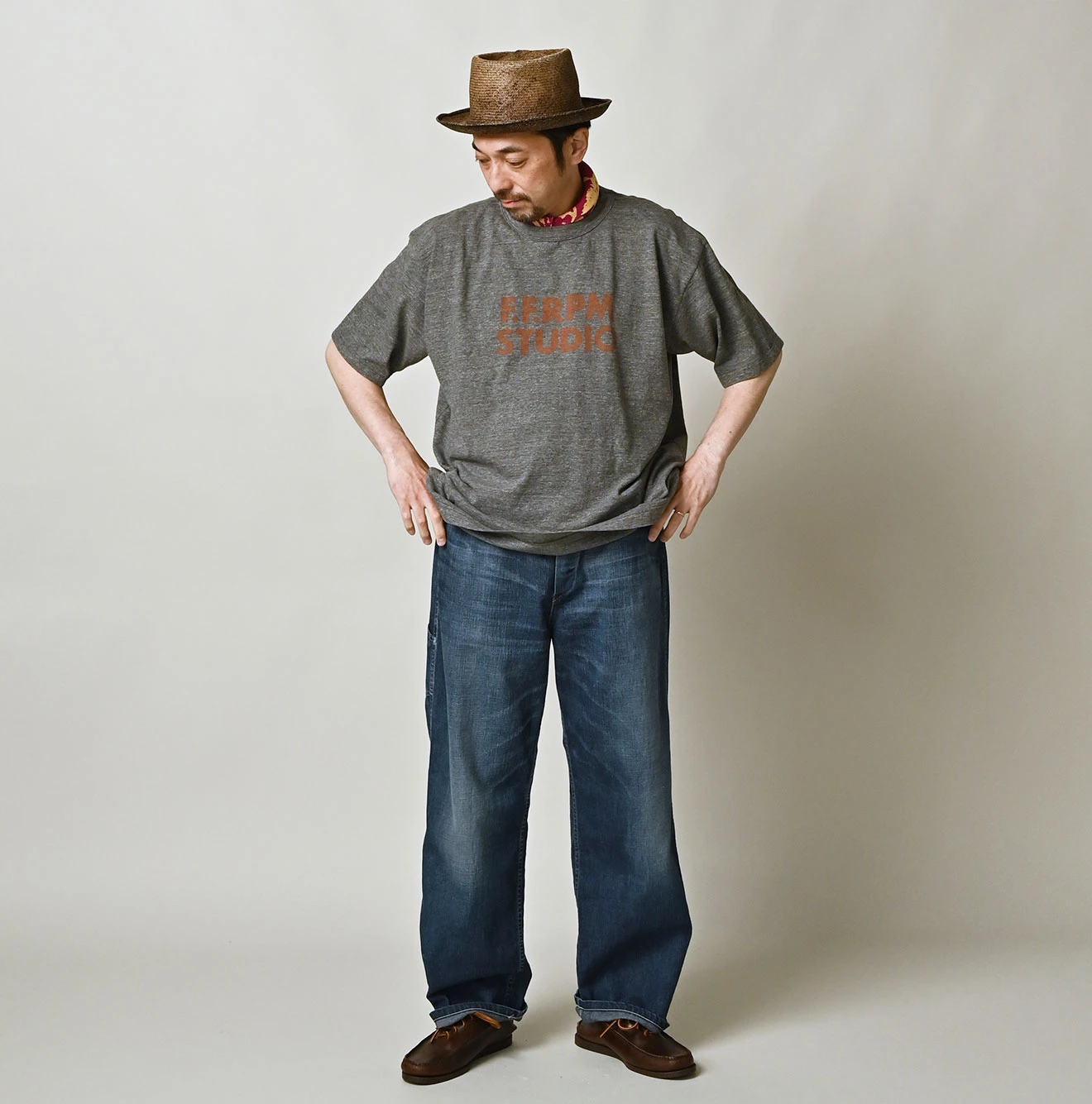 45R(フォーティファイブアール) |ボールドロゴプリントの908オーシャンTシャツ（トップ）