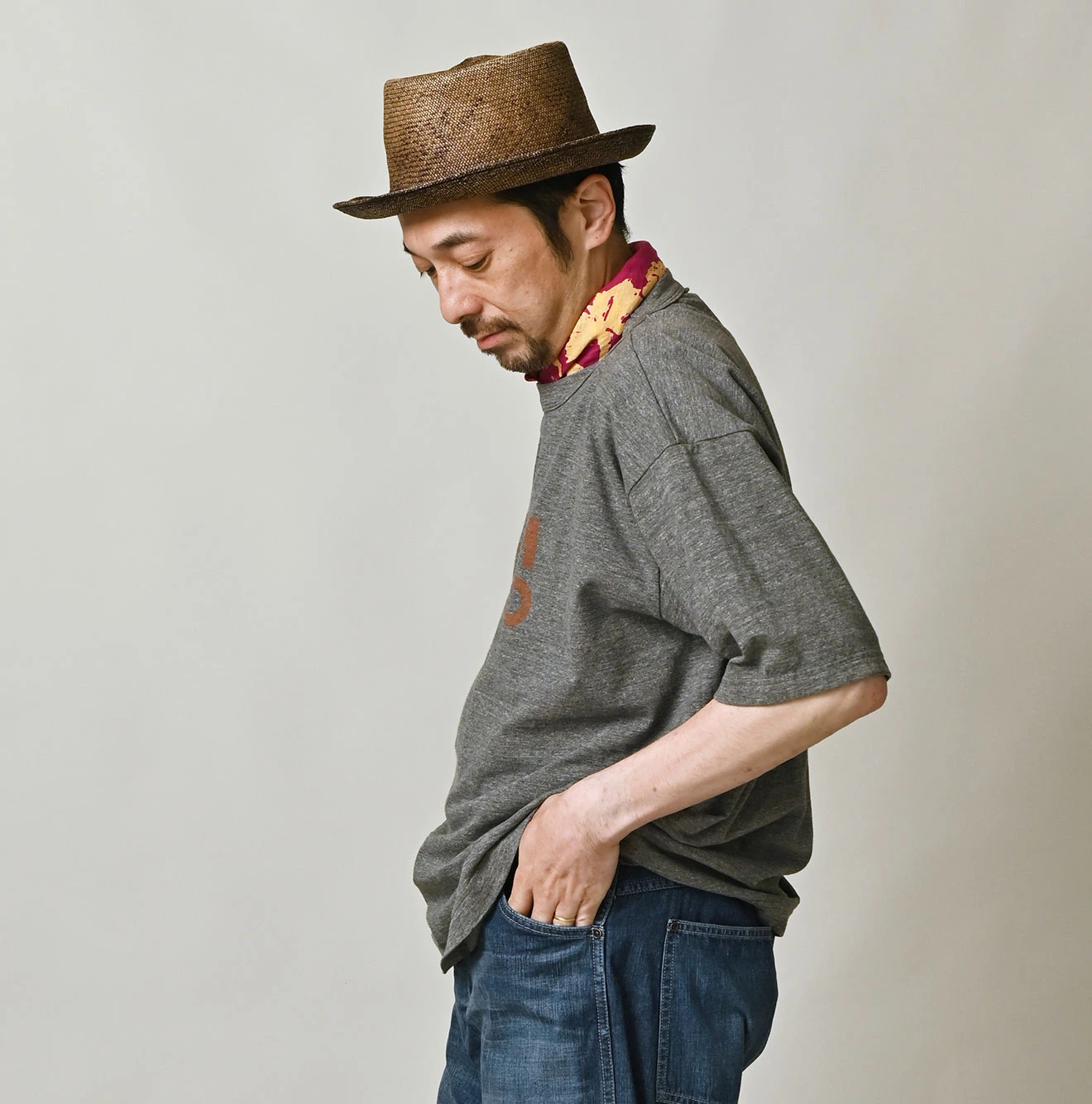 45R(フォーティファイブアール) |ボールドロゴプリントの908オーシャンTシャツ（トップ）