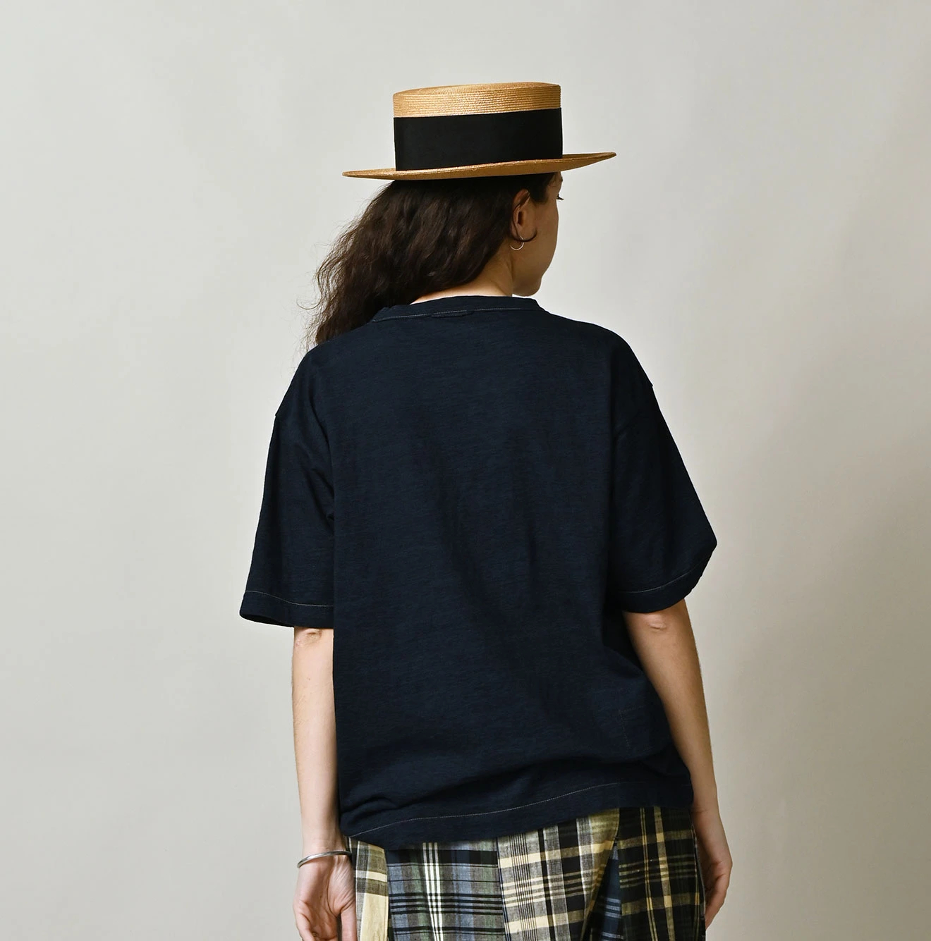 45R(フォーティファイブアール) |ボールドロゴプリントの908オーシャンTシャツ（インディゴ）