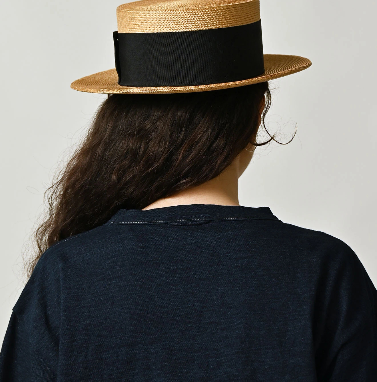 45R(フォーティファイブアール) |ボールドロゴプリントの908オーシャンTシャツ（インディゴ）