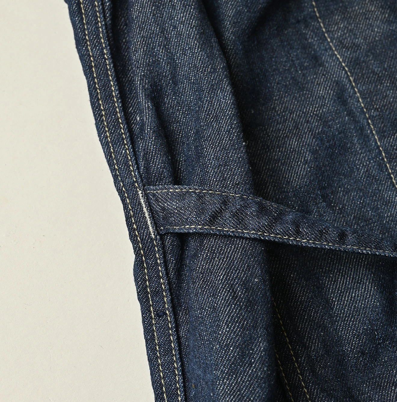 45R(フォーティファイブアール) |リネンデニムのオープンノースリーブ（濃）