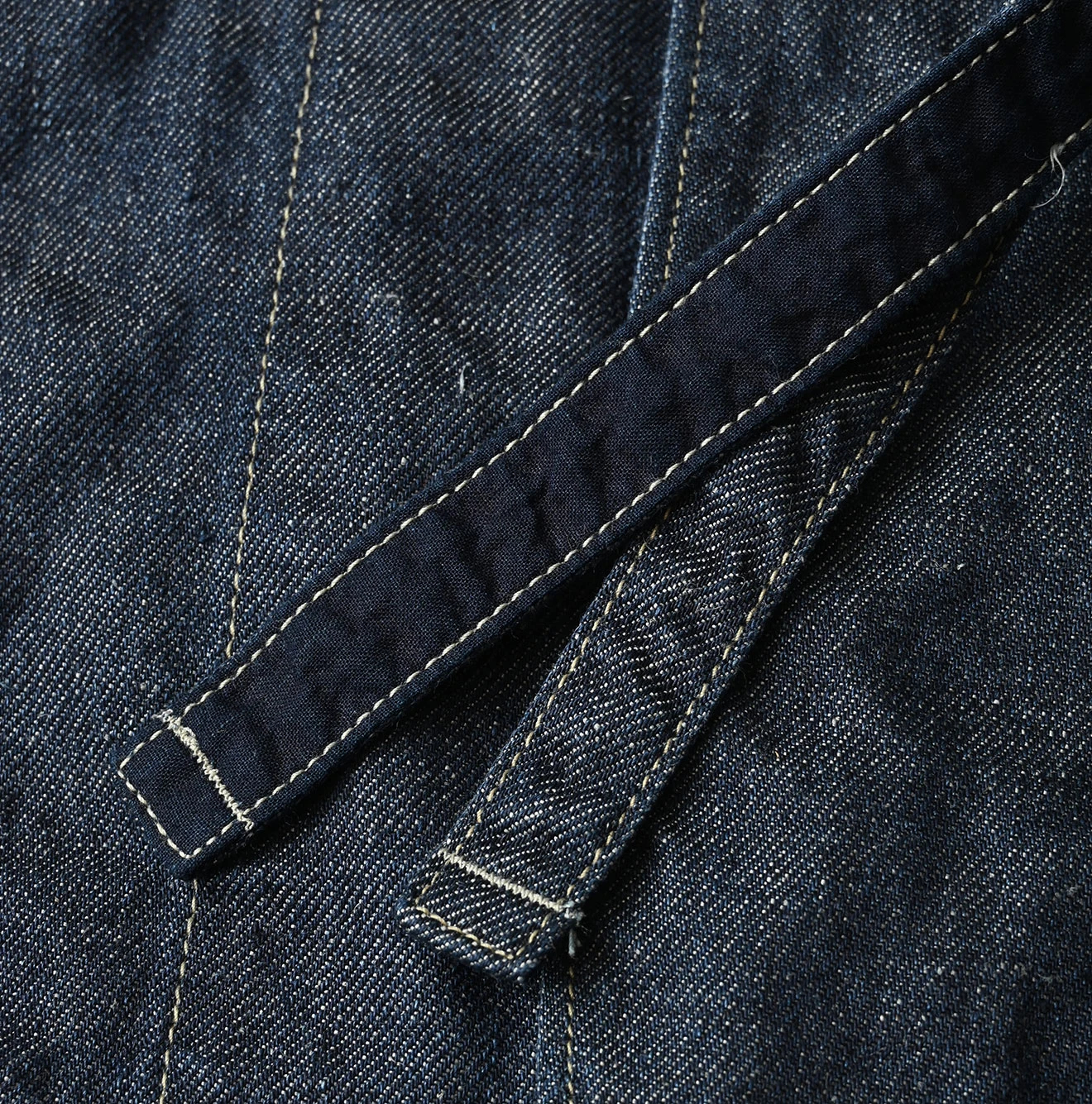 45R(フォーティファイブアール) |リネンデニムのオープンノースリーブ（濃）