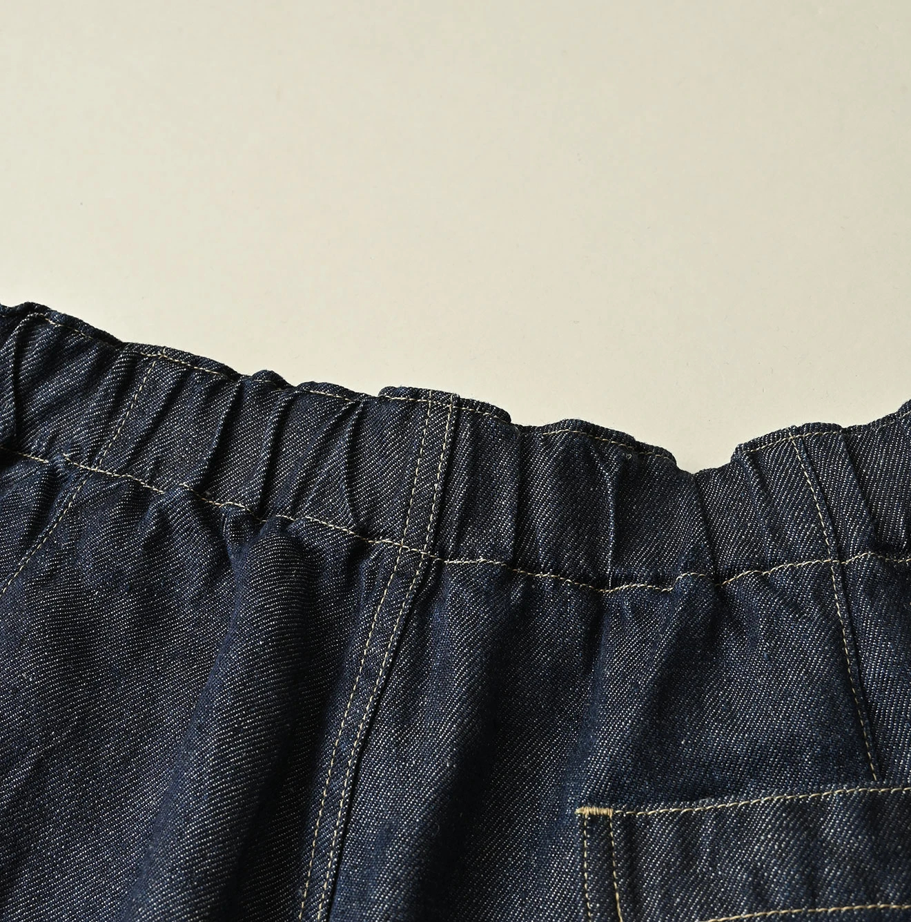 45R(フォーティファイブアール) |リネンデニムのイージーワークパンツ（濃）