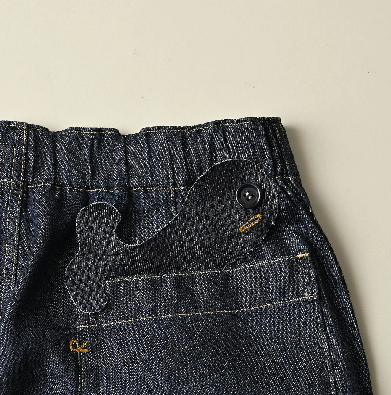 45R(フォーティファイブアール) |リネンデニムのイージーワークパンツ（濃）