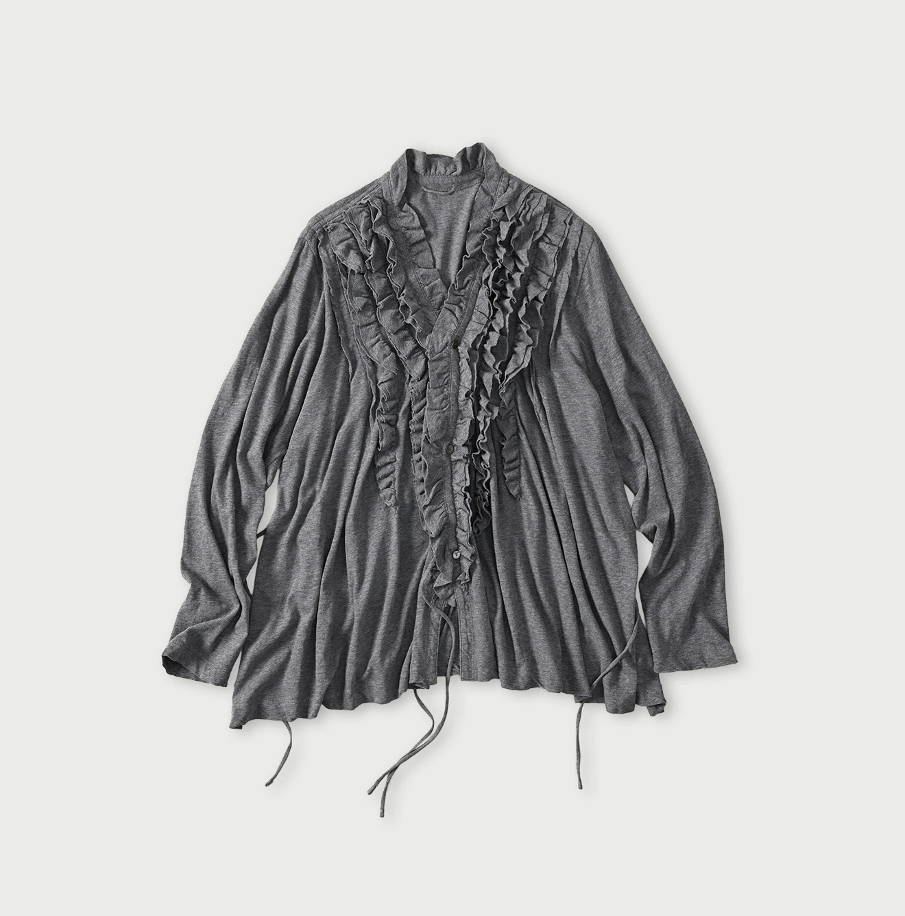 45R(フォーティファイブアール) |ガーゼ天竺のフリルカシュクール