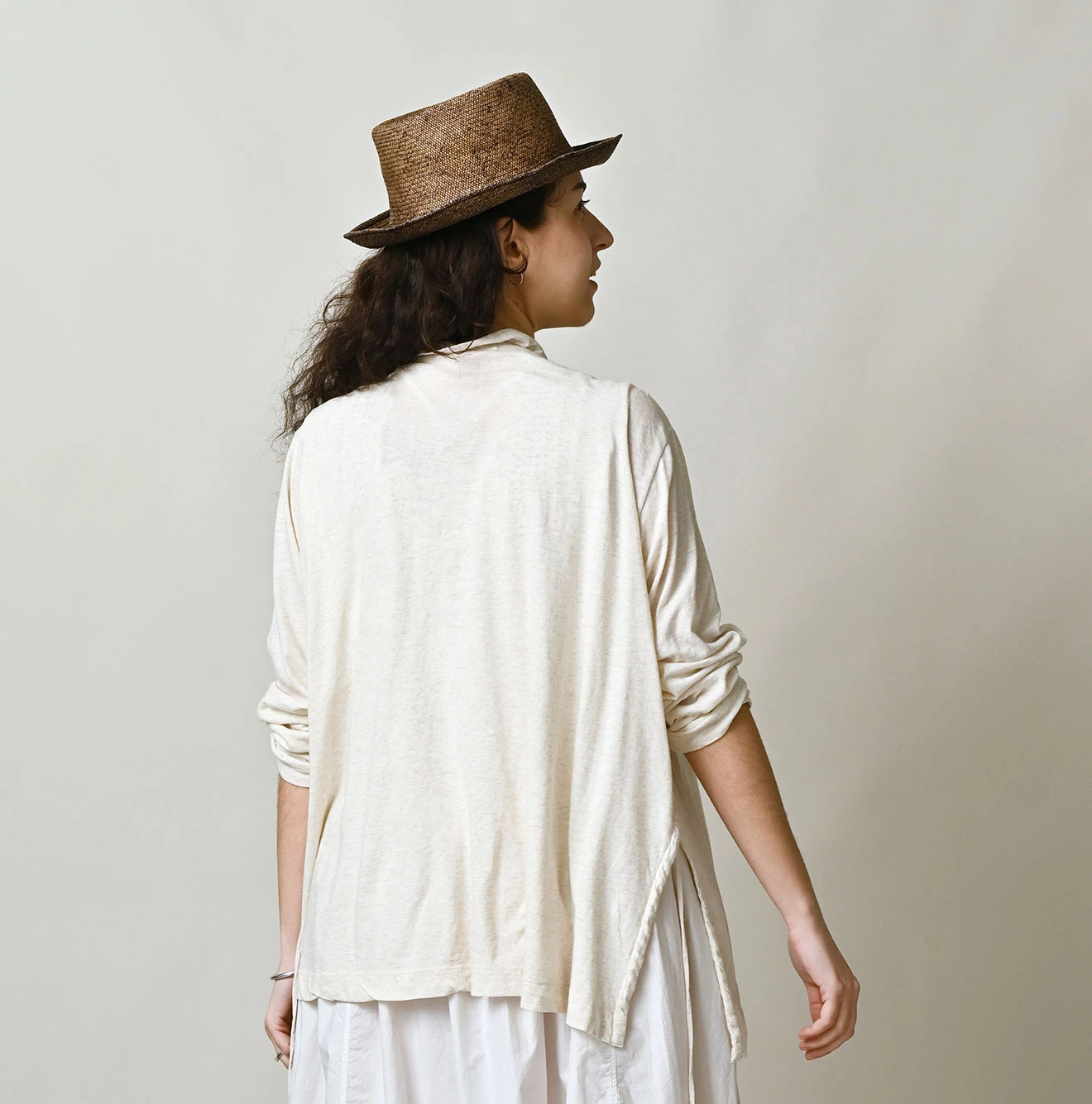 45R(フォーティファイブアール) |ガーゼ天竺のフリルカシュクール