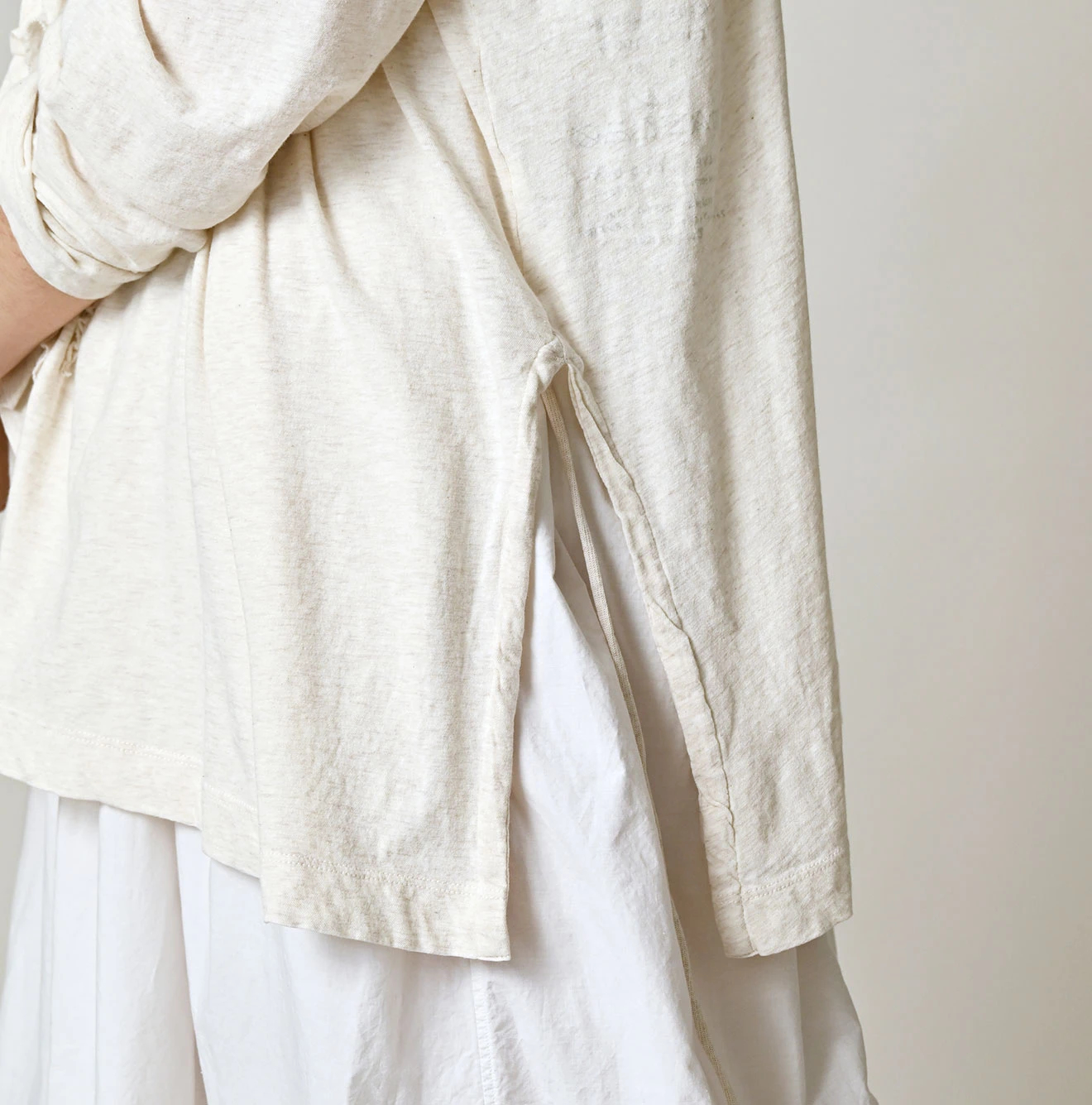 45R(フォーティファイブアール) |ガーゼ天竺のフリルカシュクール