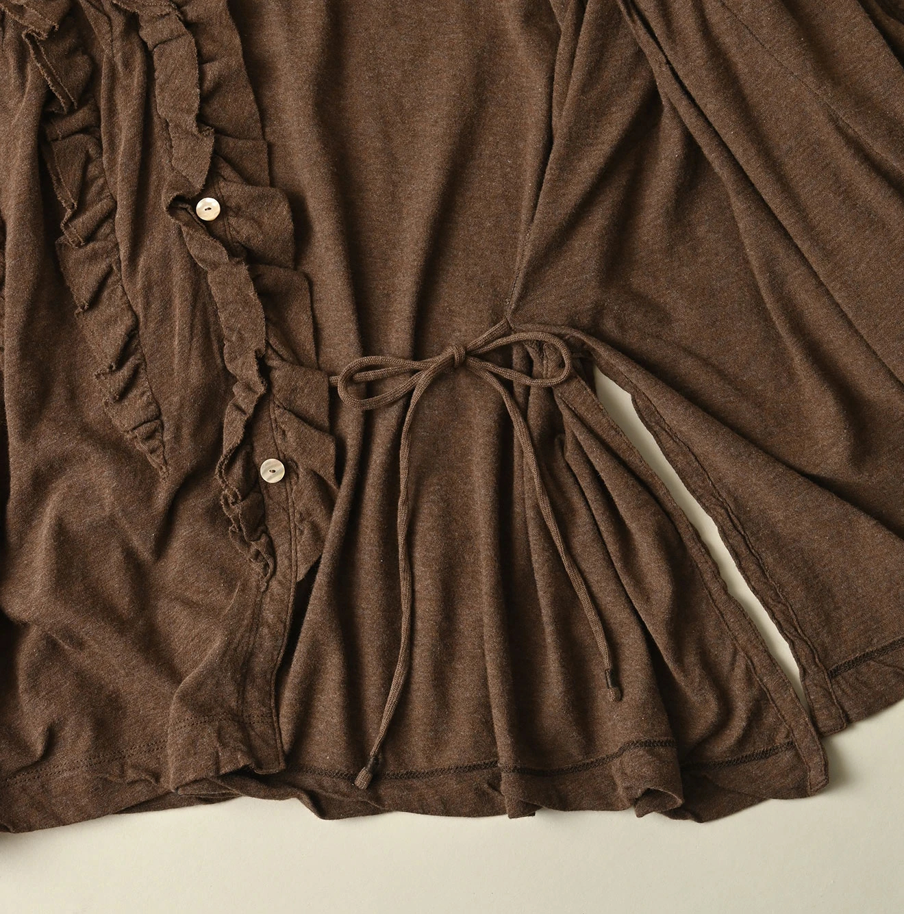 45R(フォーティファイブアール) |ガーゼ天竺のフリルカシュクール