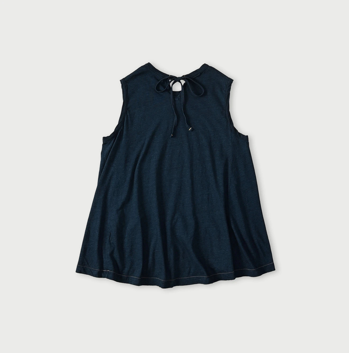 45R(フォーティファイブアール) |ガーゼ天竺のフレアキャミ（インディゴ）