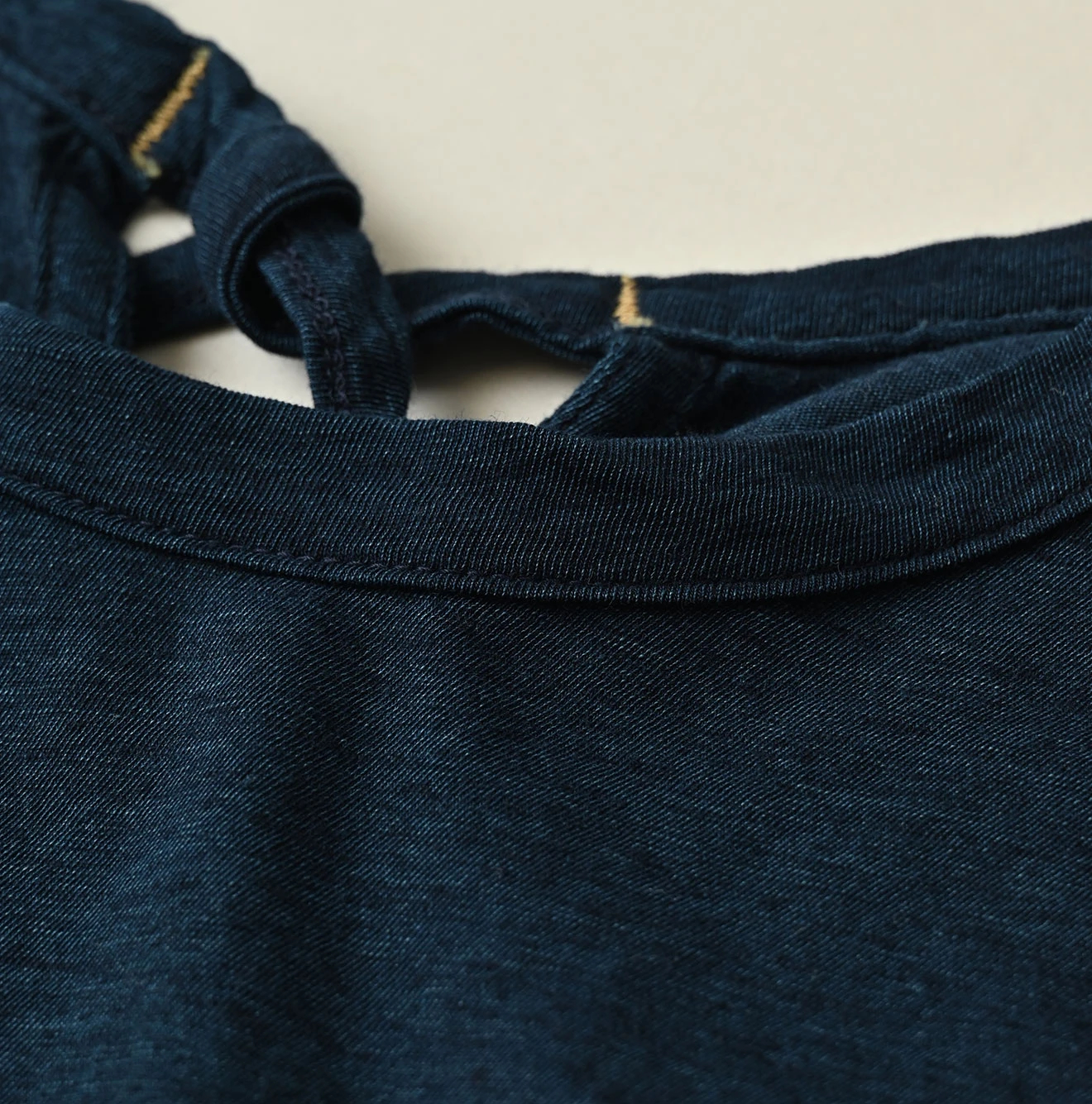 45R(フォーティファイブアール) |ガーゼ天竺のフレアキャミ（インディゴ）