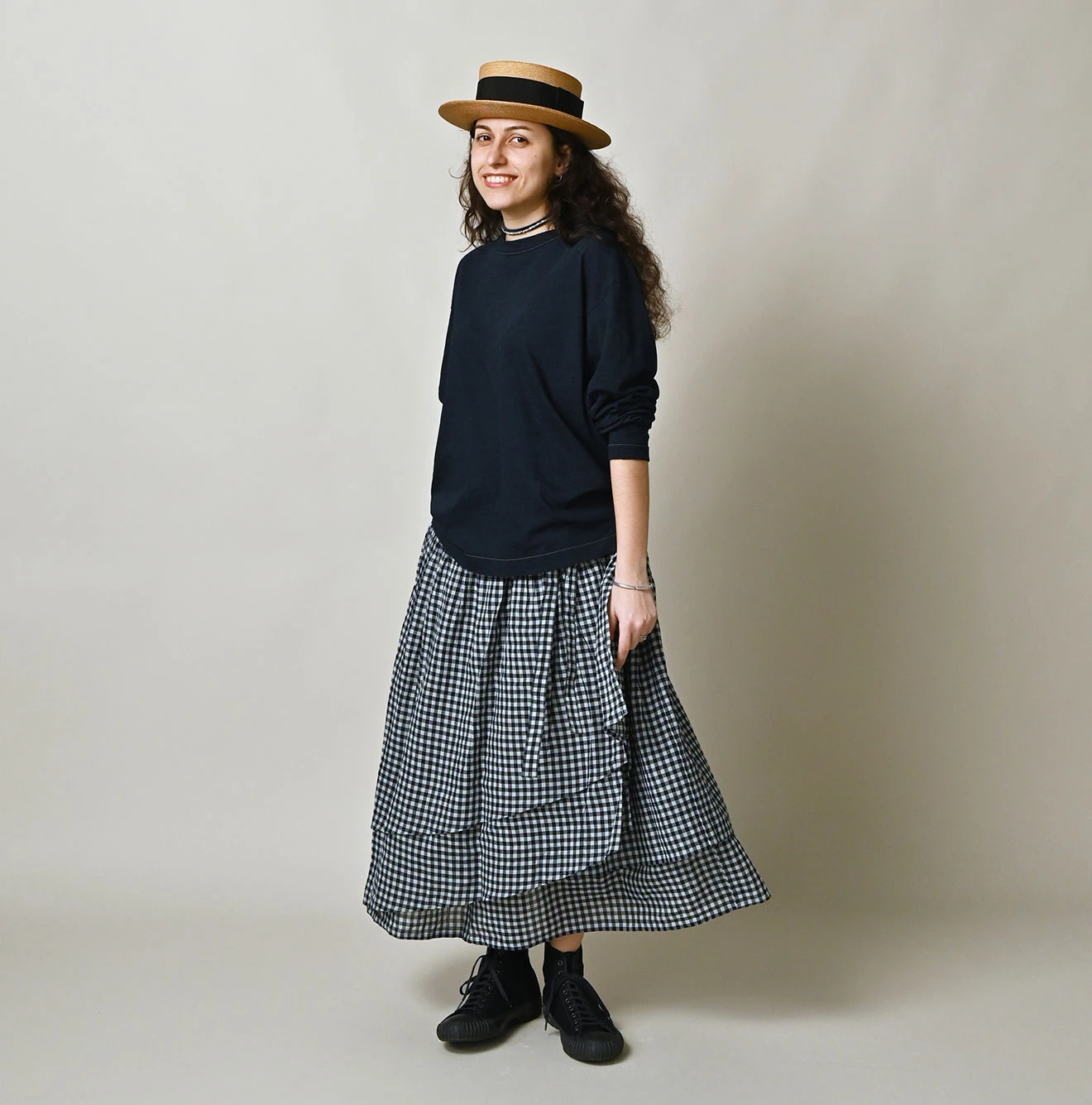 45R(フォーティファイブアール) |ガーゼ天竺の908オーシャンTシャツ（インディゴ）