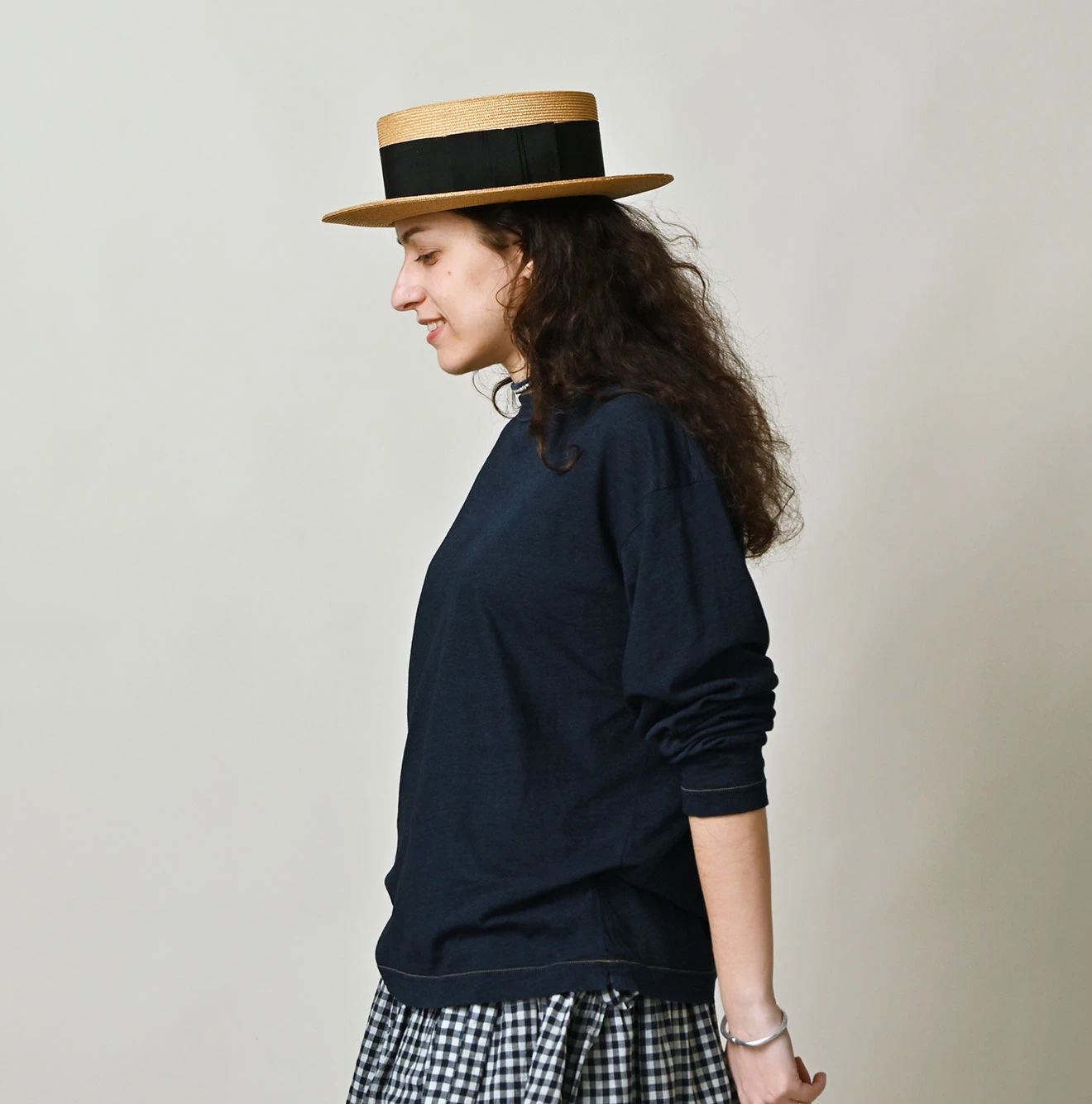 45R(フォーティファイブアール) |ガーゼ天竺の908オーシャンTシャツ（インディゴ）