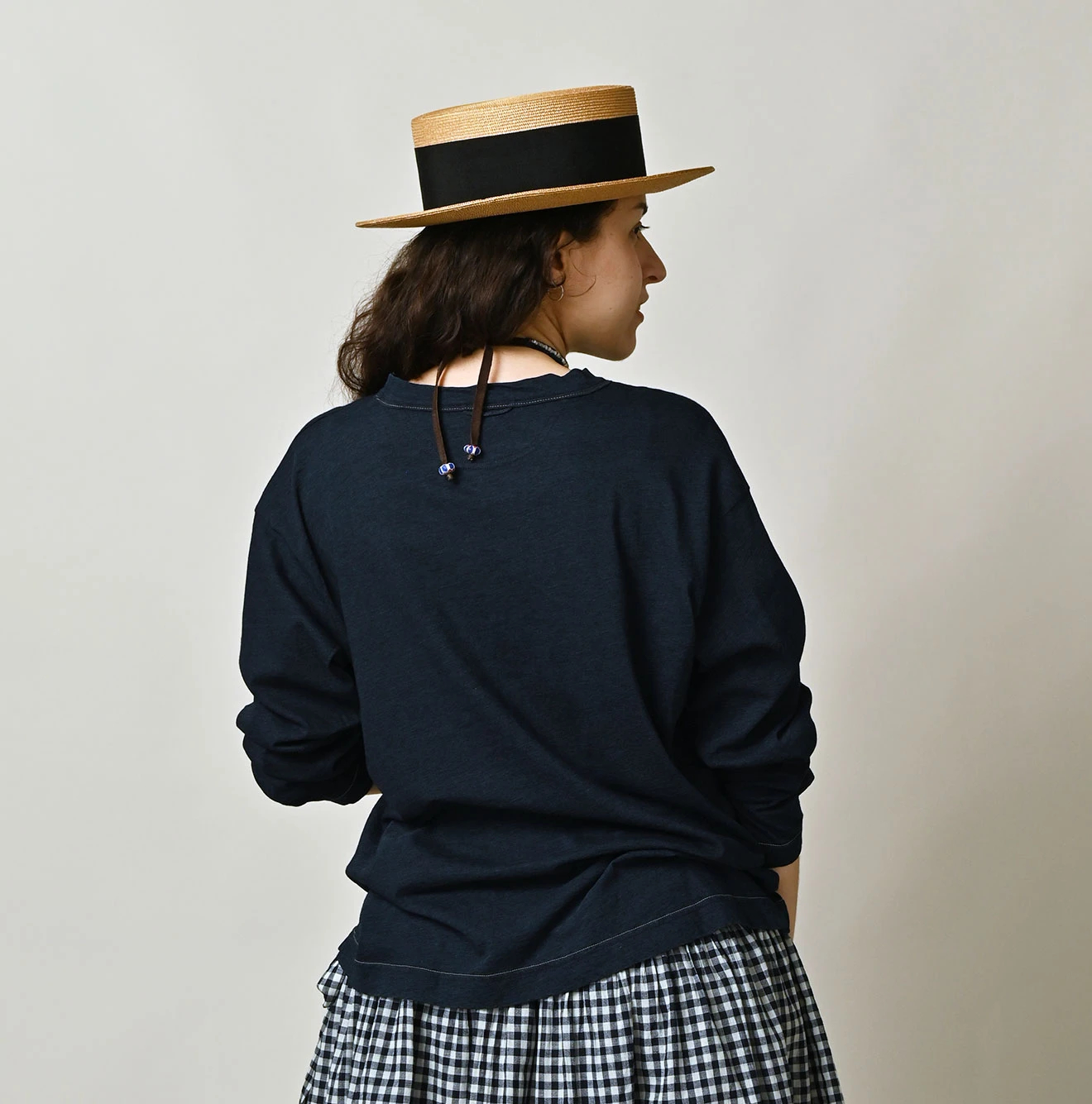 45R(フォーティファイブアール) |ガーゼ天竺の908オーシャンTシャツ（インディゴ）