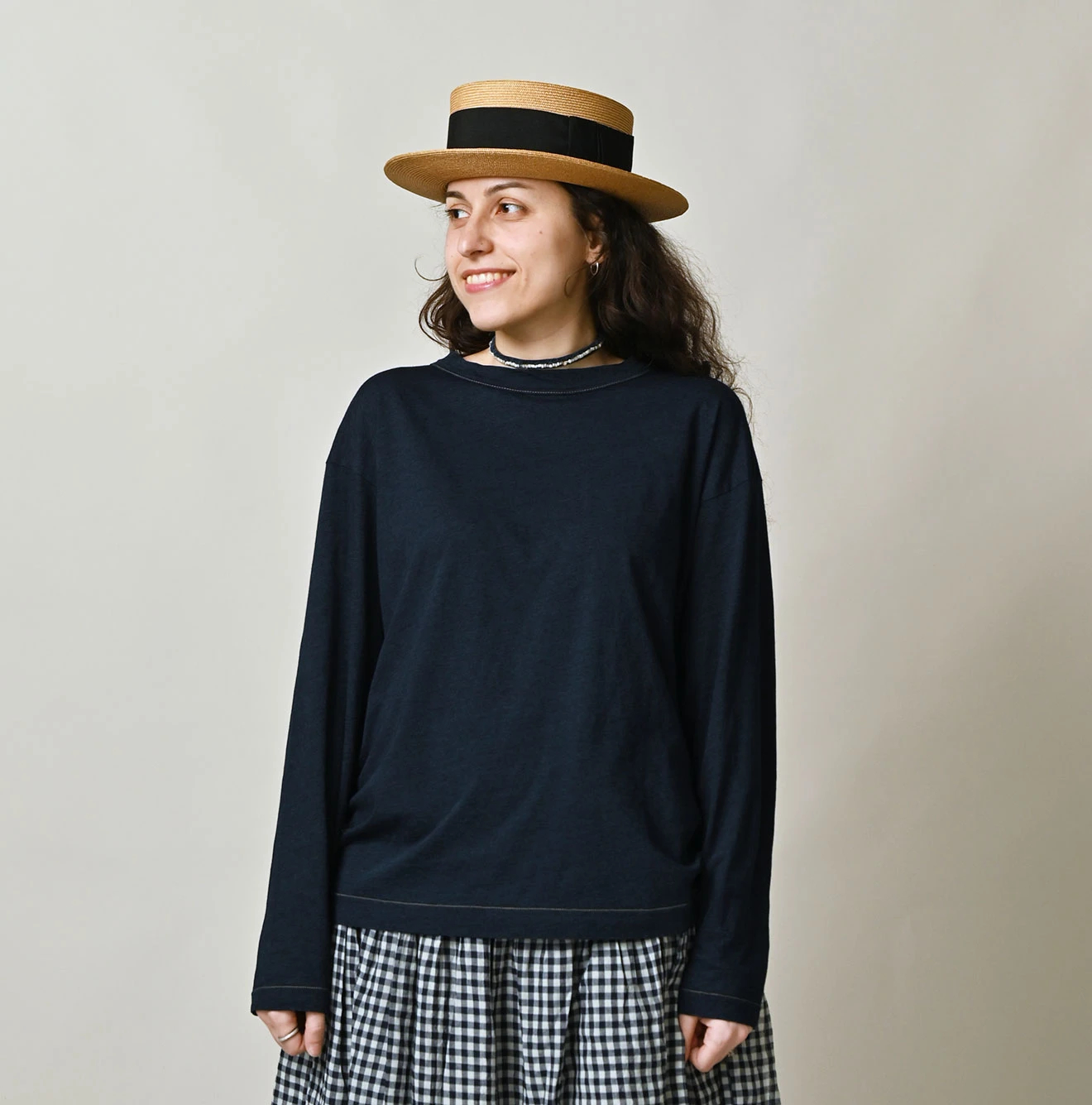 45R(フォーティファイブアール) |ガーゼ天竺の908オーシャンTシャツ（インディゴ）