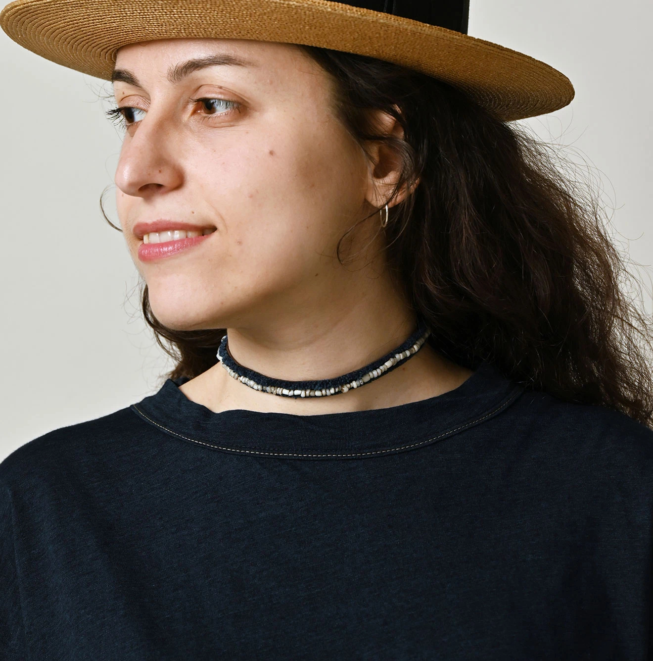 45R(フォーティファイブアール) |ガーゼ天竺の908オーシャンTシャツ（インディゴ）