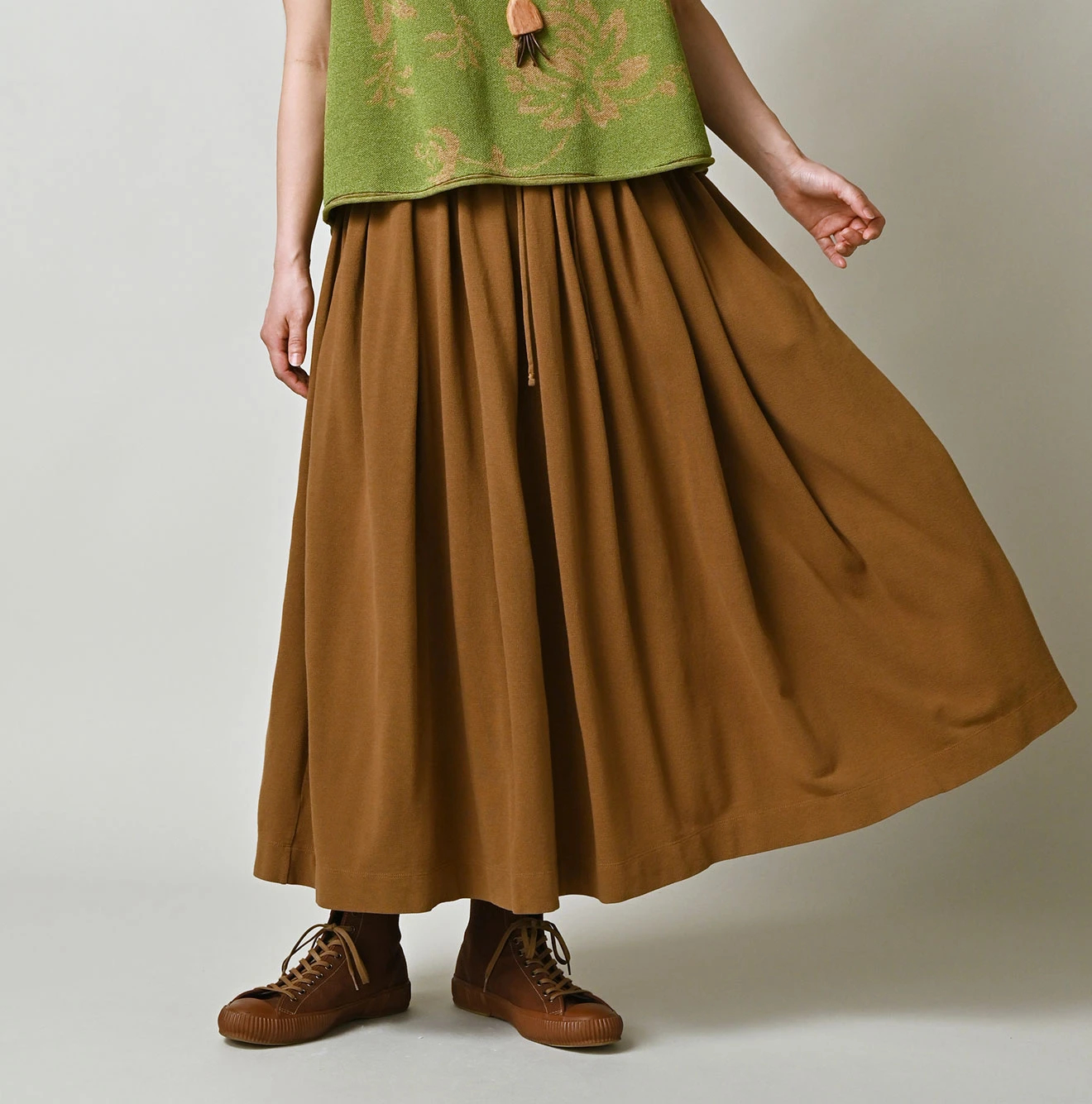 45R(フォーティファイブアール) |カノコのギャザースカート