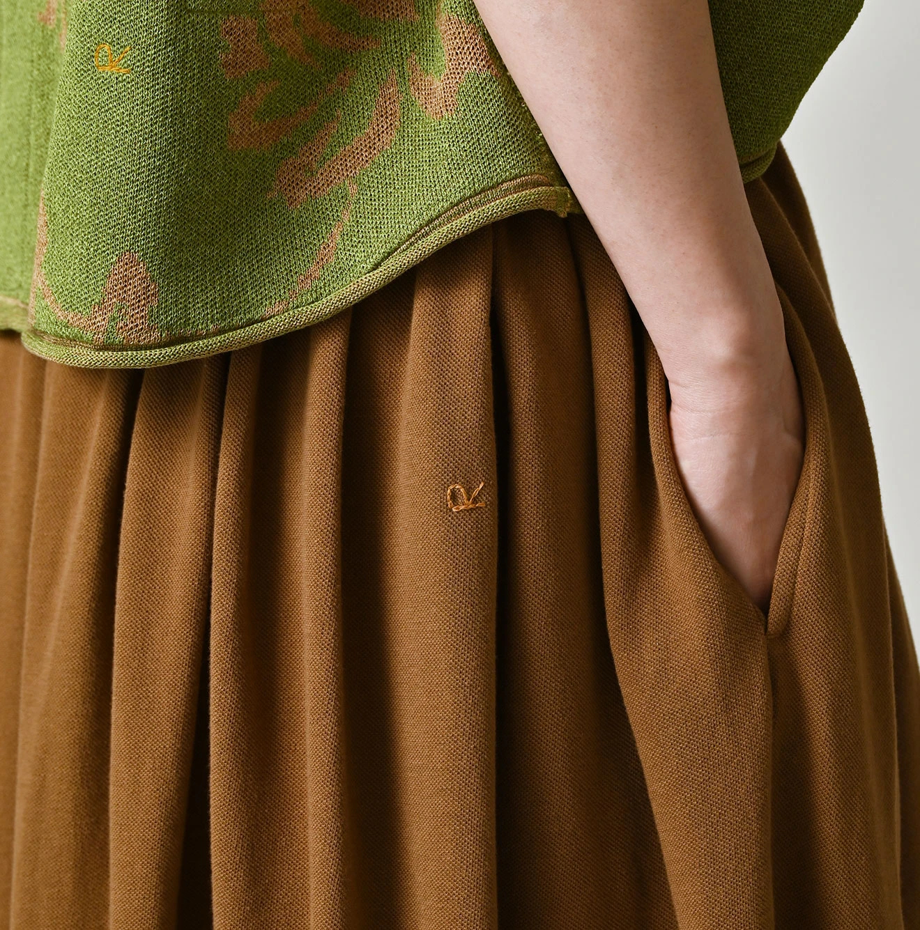 45R(フォーティファイブアール) |カノコのギャザースカート