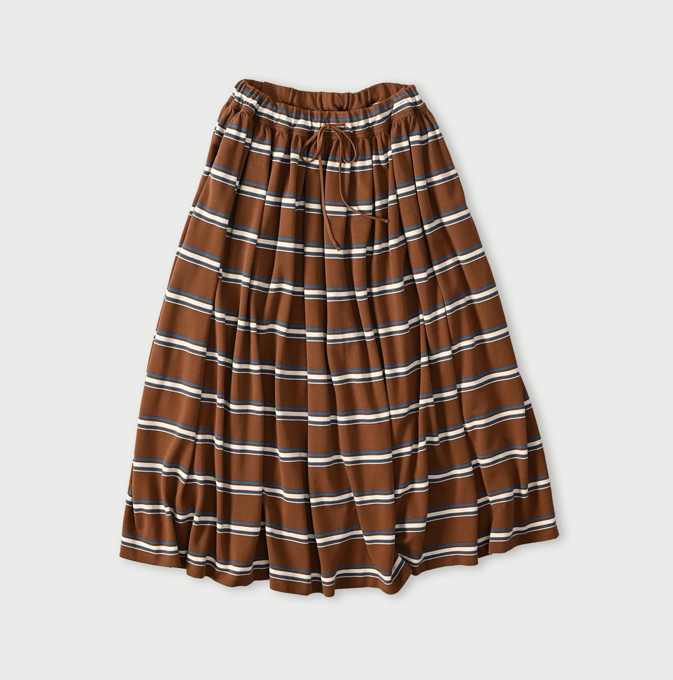 45R(フォーティファイブアール) |ボーダーカノコのギャザースカート