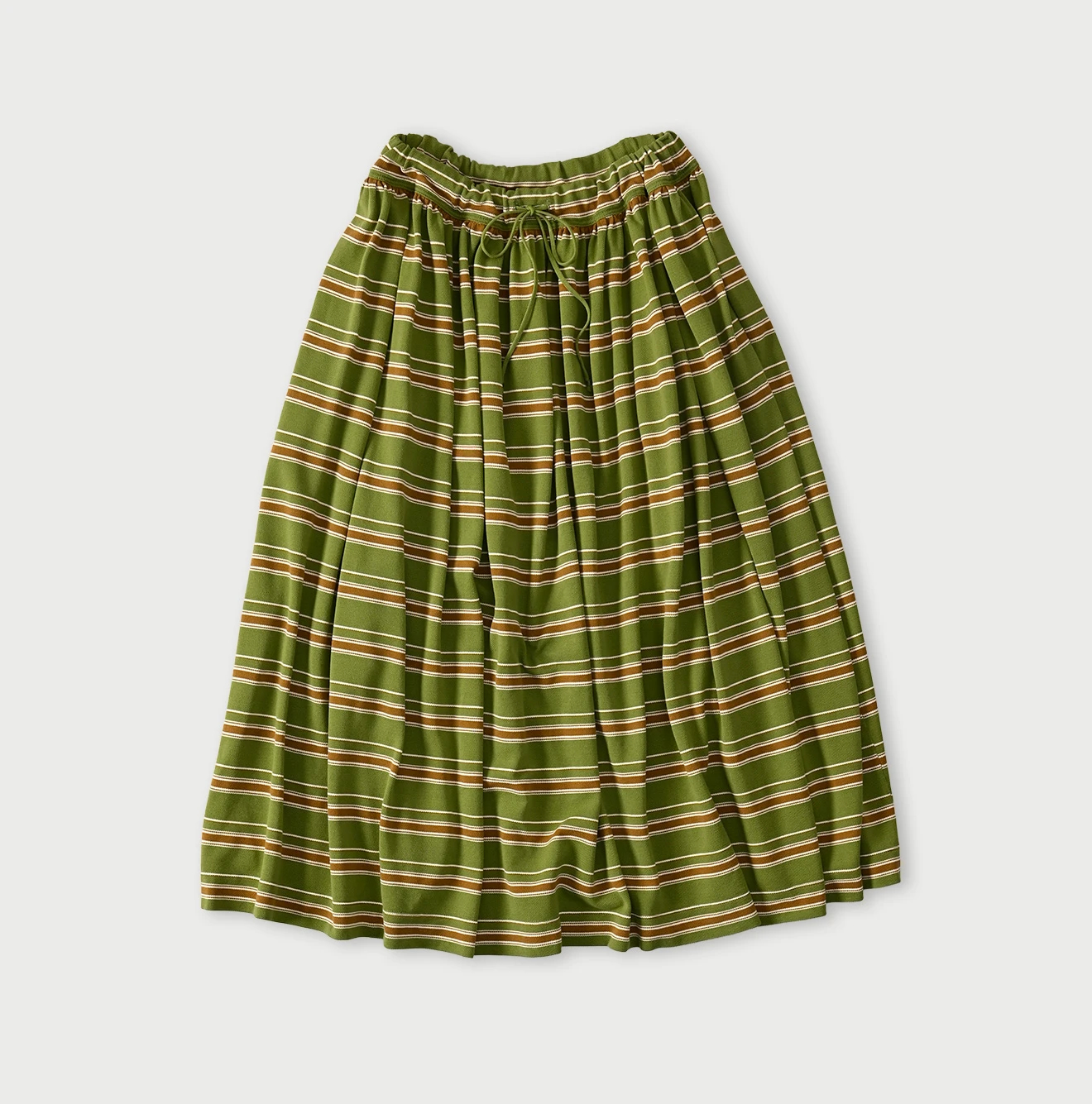 45R(フォーティファイブアール) |ボーダーカノコのギャザースカート