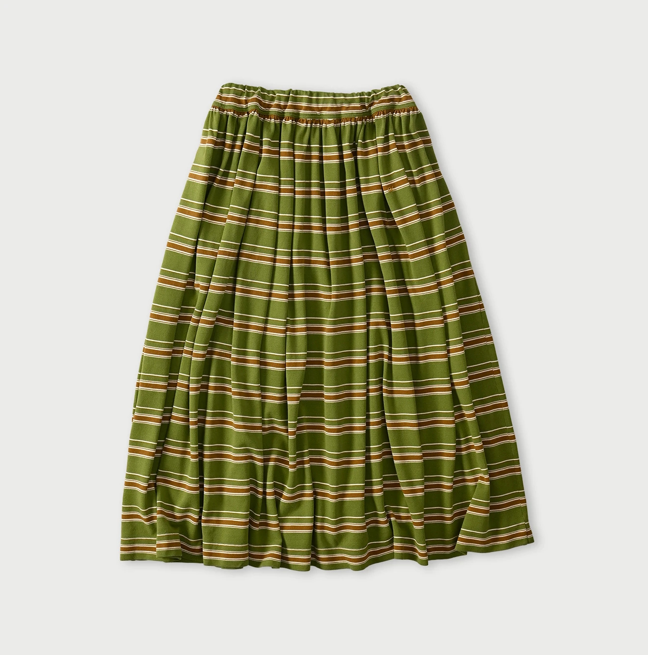 45R(フォーティファイブアール) |ボーダーカノコのギャザースカート