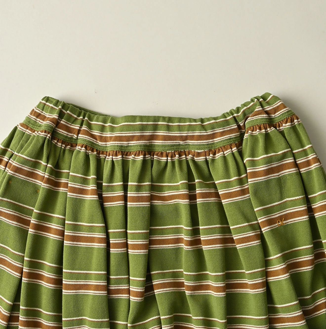 45R(フォーティファイブアール) |ボーダーカノコのギャザースカート