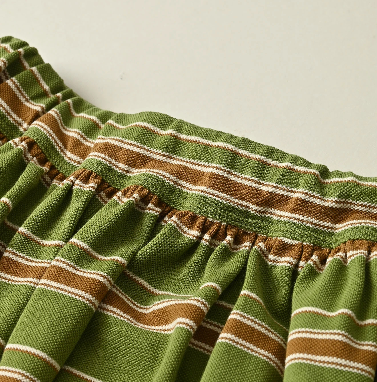 45R(フォーティファイブアール) |ボーダーカノコのギャザースカート