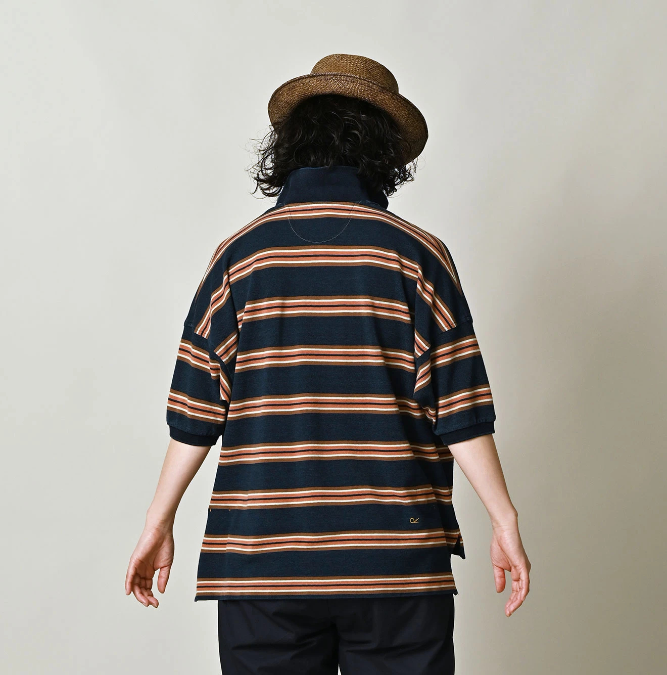 45R(フォーティファイブアール) |ボーダーカノコの908馬ポロ（インディゴ）