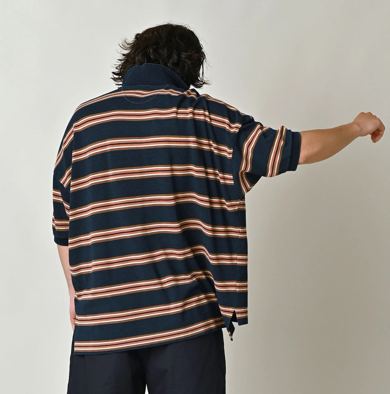 45R(フォーティファイブアール) |ボーダーカノコの908馬ポロ（インディゴ）