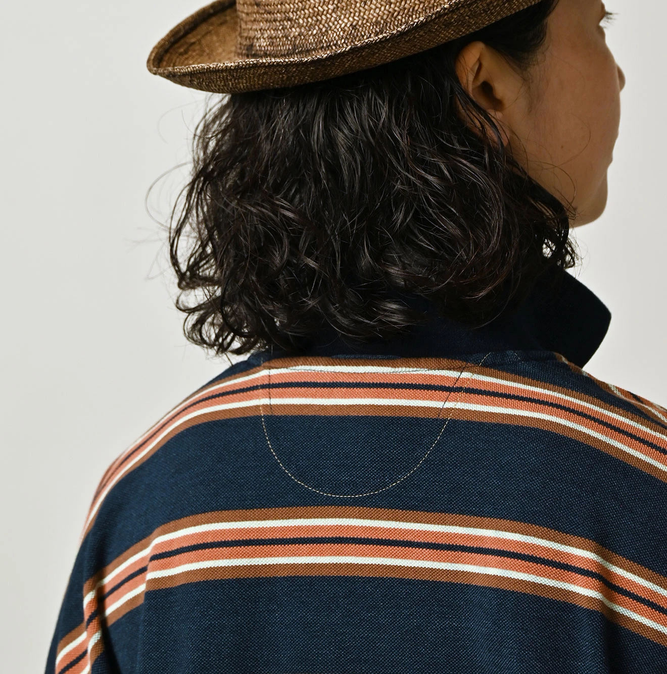 45R(フォーティファイブアール) |ボーダーカノコの908馬ポロ（インディゴ）