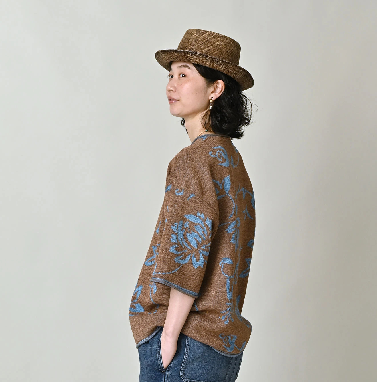 45R(フォーティファイブアール) |レイアロハジャカードの908Tシャツ