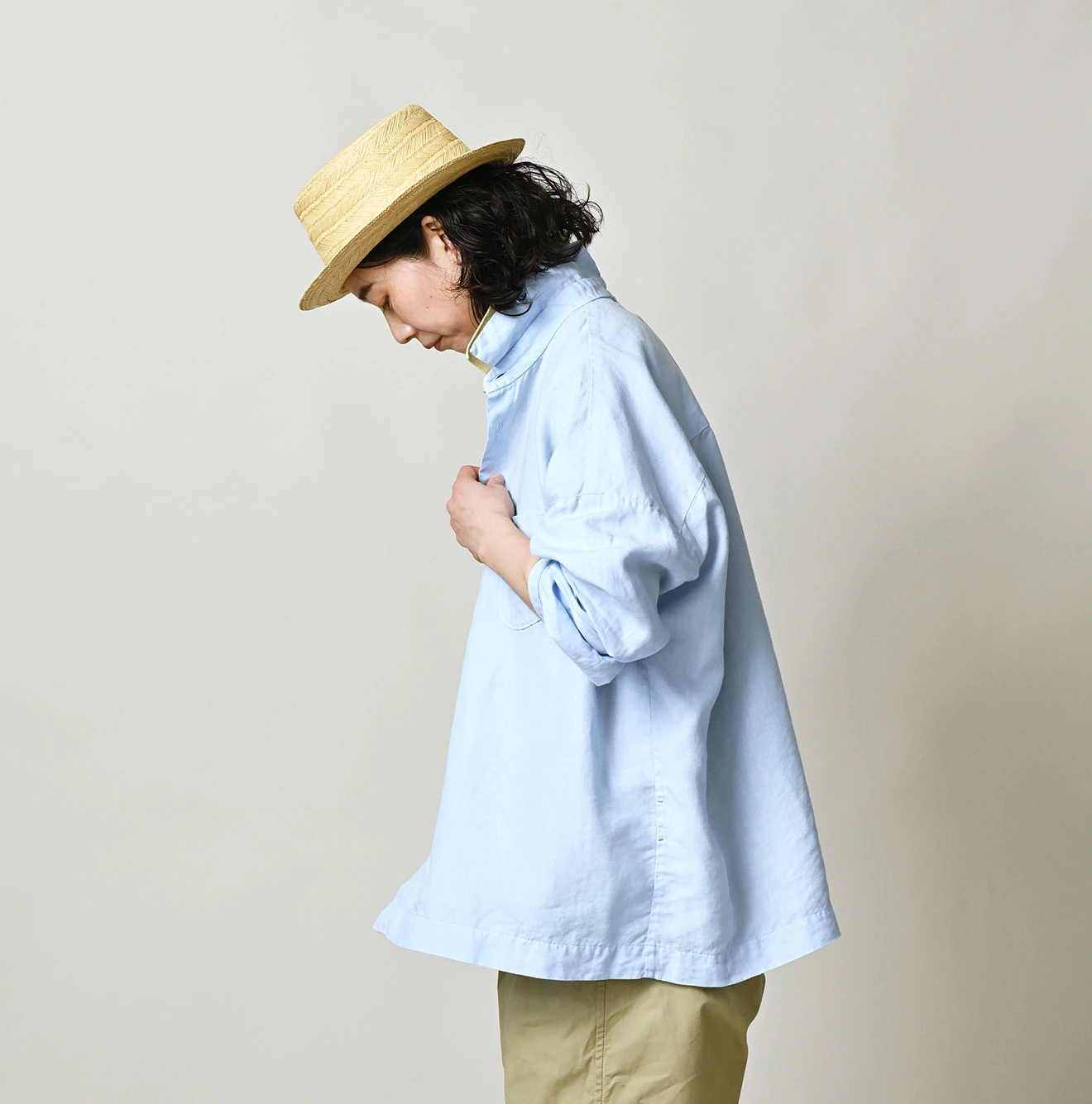 45R(フォーティファイブアール) |リネン平の908馬シャツ