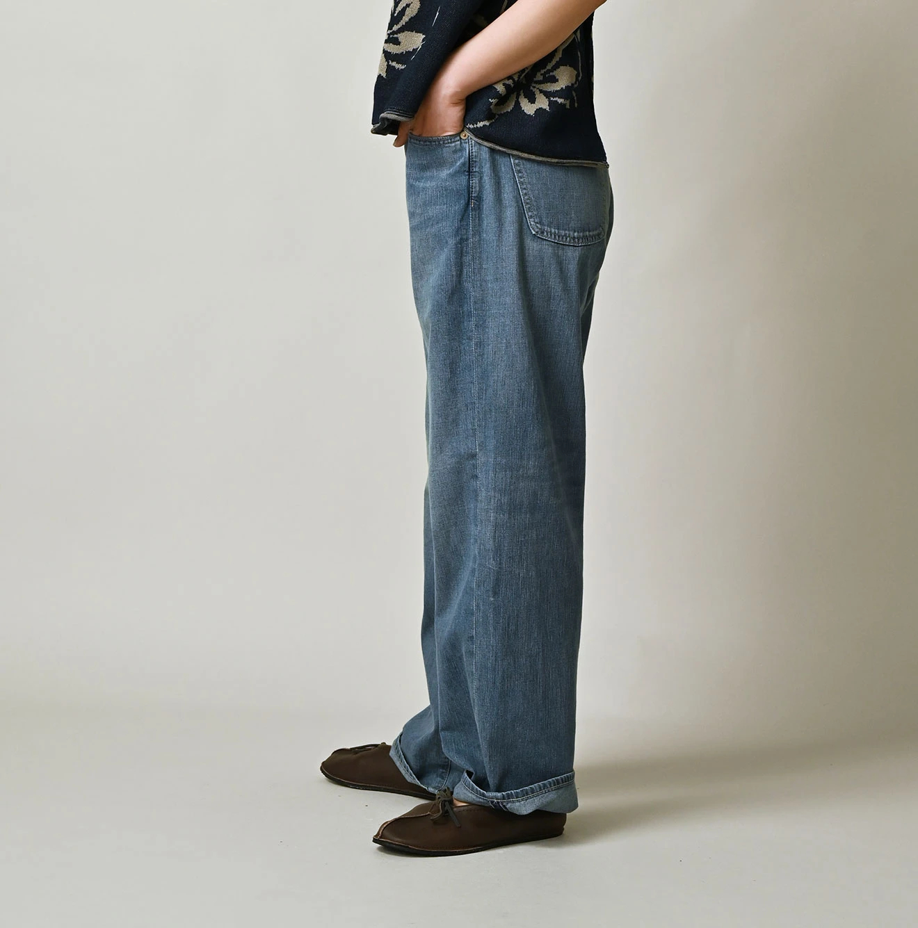 45R(フォーティファイブアール) |麦比古デニムのシャルロット5（淡）