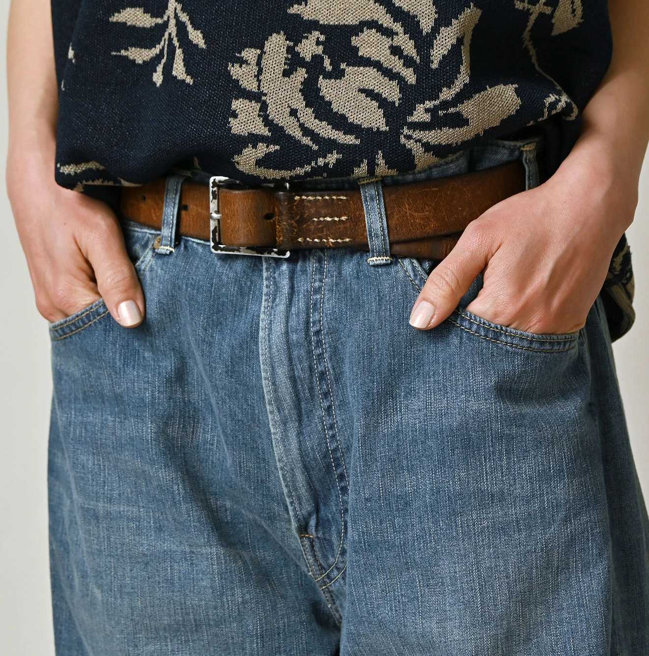 45R(フォーティファイブアール) |麦比古デニムのシャルロット5（淡）