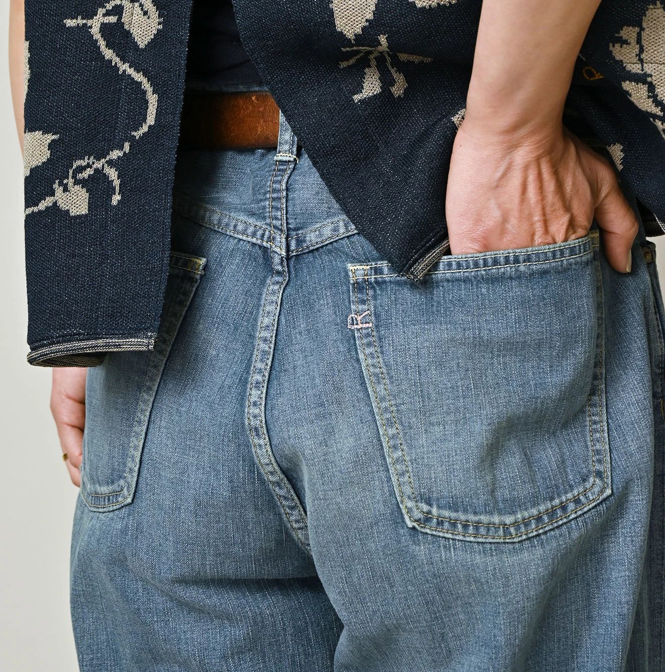 45R(フォーティファイブアール) |麦比古デニムのシャルロット5（淡）