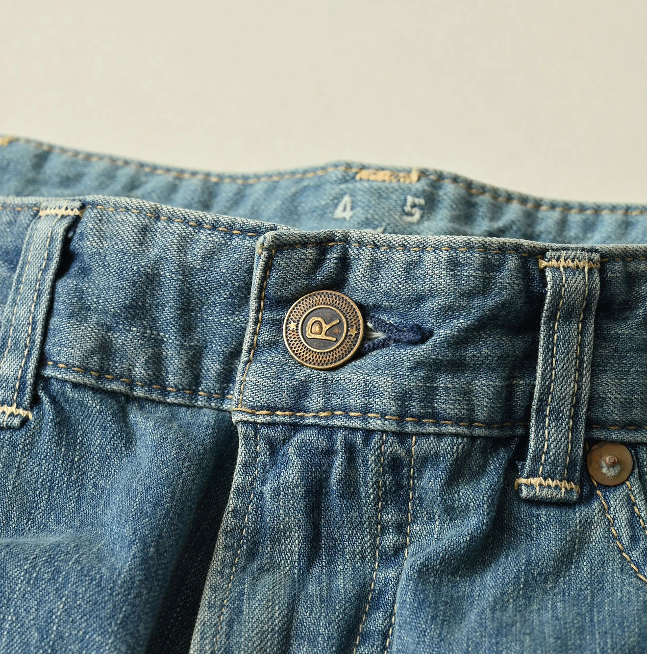 45R(フォーティファイブアール) |麦比古デニムのシャルロット5（淡）