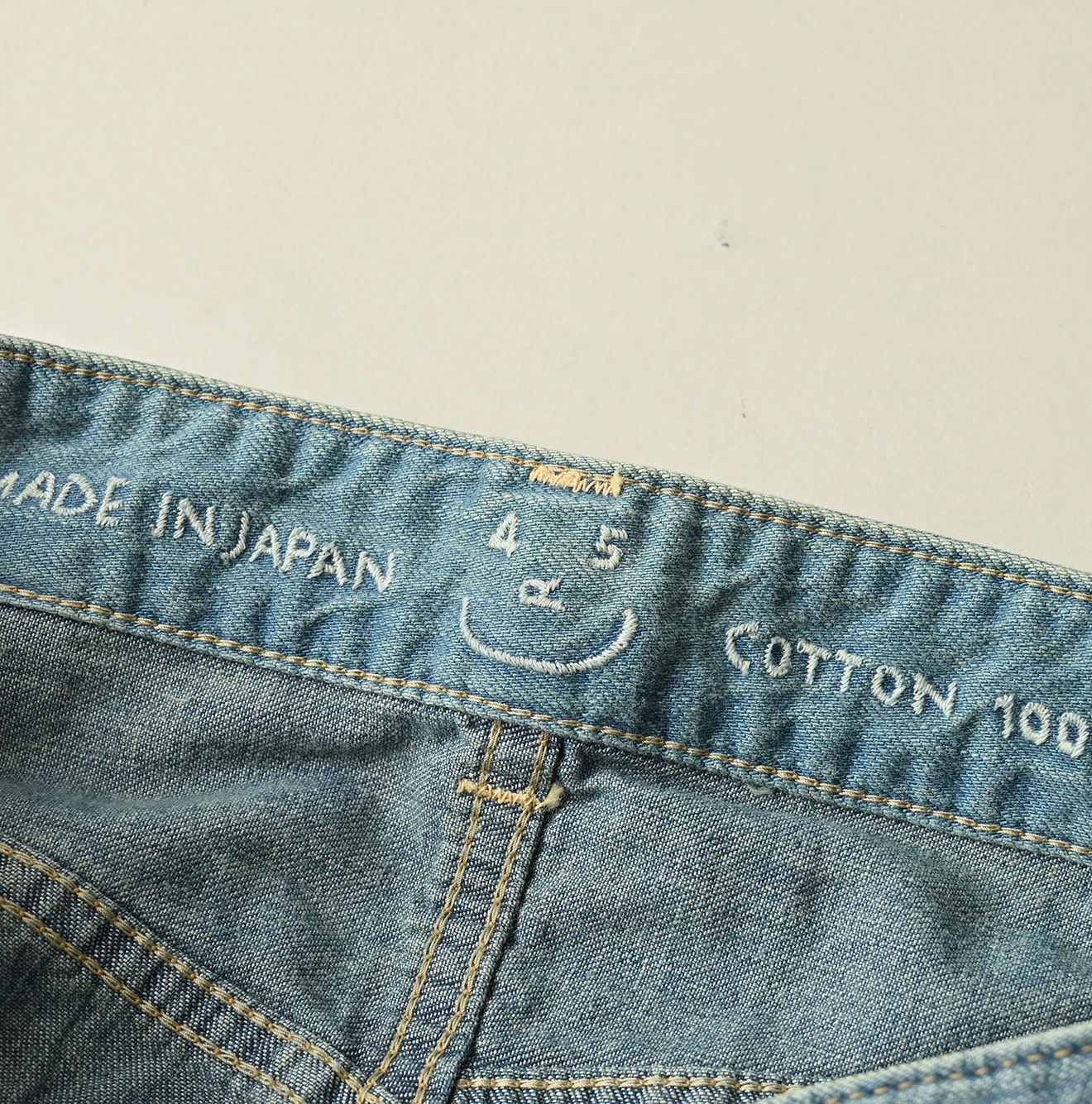 45R(フォーティファイブアール) |麦比古デニムのシャルロット5（淡）